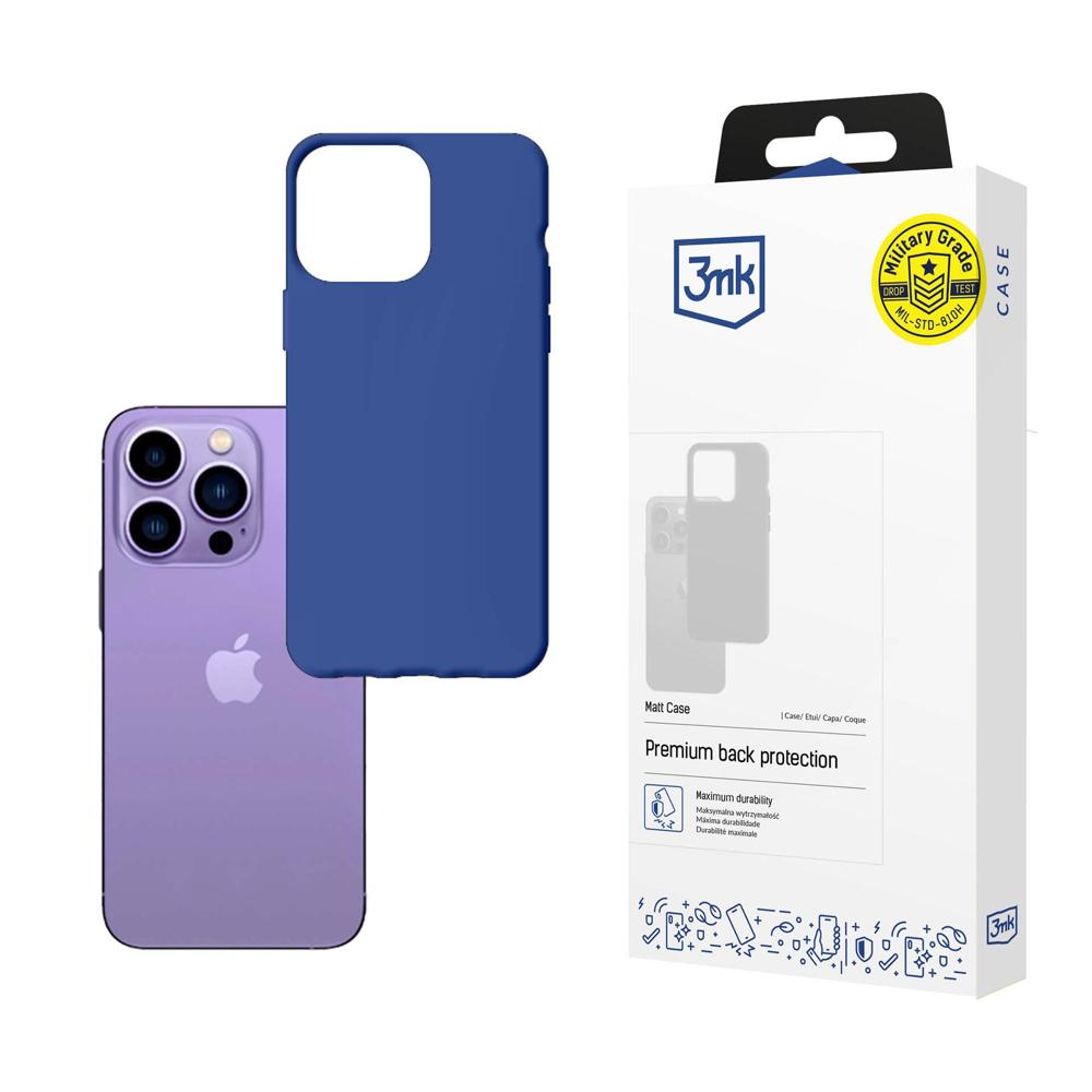3mk Matt Case dėklas iPhone 14 Pro - mėlynas