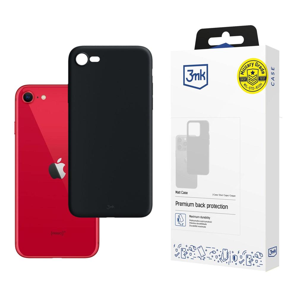 Apple iPhone SE 2020/2022 - 3mk Matt Case juodas