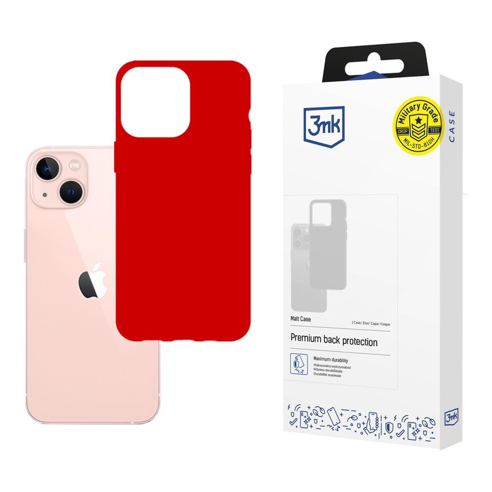 Dėklas telefonui iPhone 14 Plus iš 3mk Matt Case serijos - raudonas