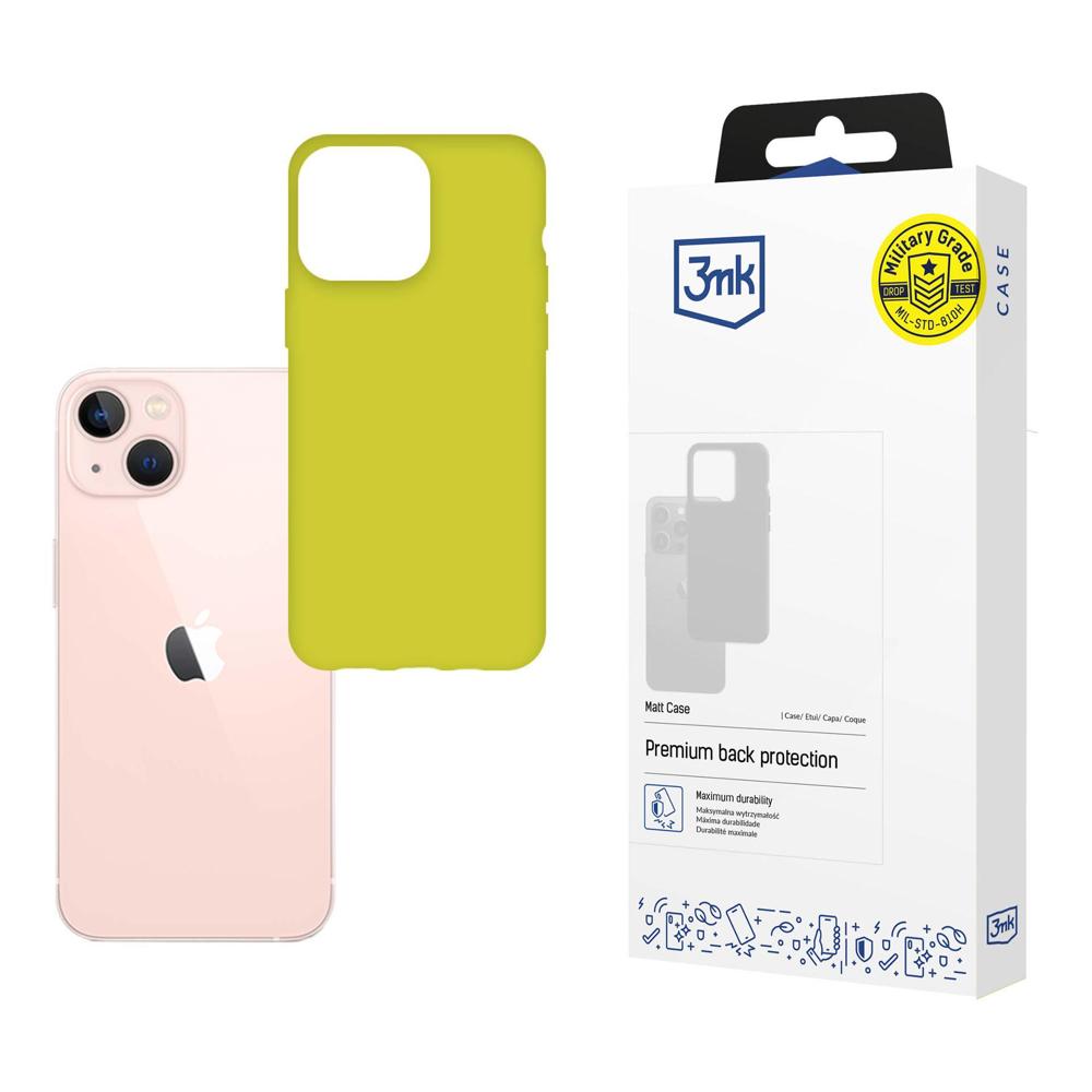 Dėklas telefonui iPhone 14 iš 3mk Matt Case serijos - šviesiai žalia