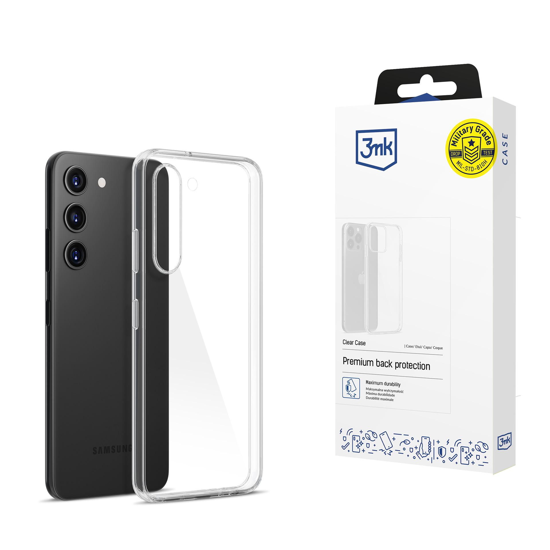 Samsung Galaxy S23 5G - 3mk skaidrus dėklas