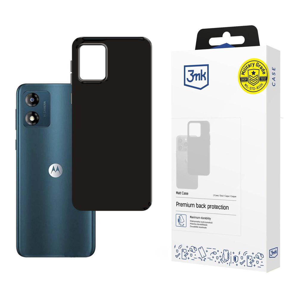3mk matinis dėklas Motorola Moto E13 - juodas