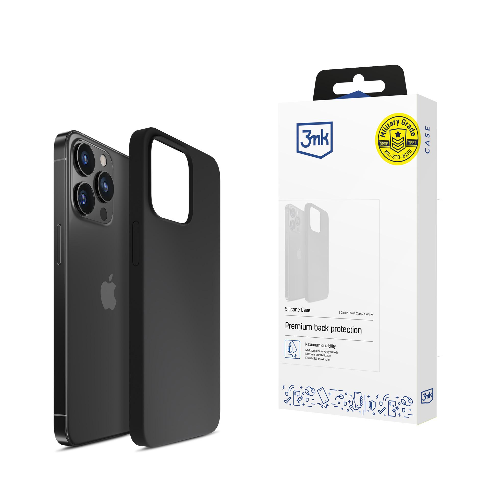 Apple iPhone 15 Pro - 3mk Silikoninis dėklas