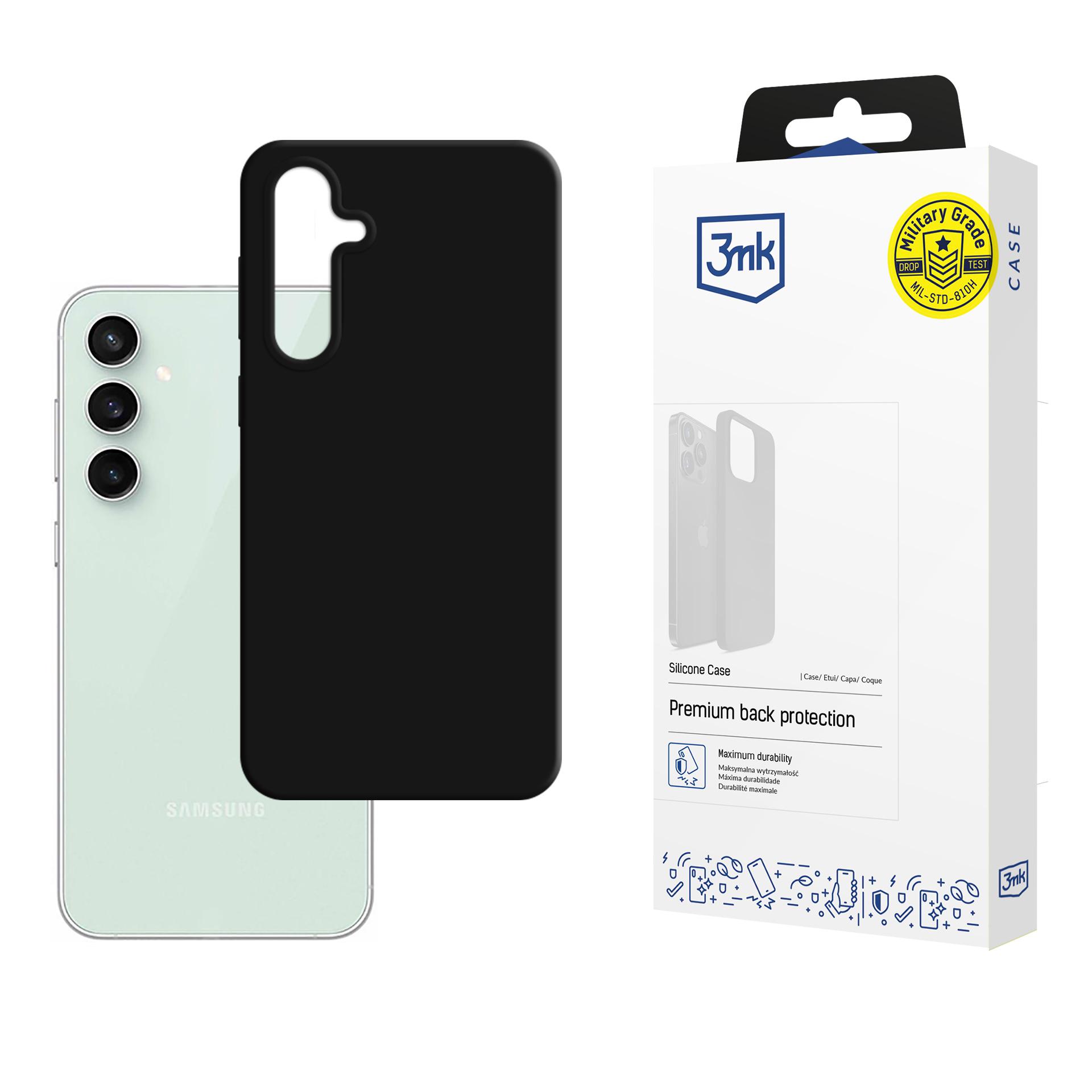 Samsung Galaxy S23 FE - 3mk silikoninis dėklas telefonui