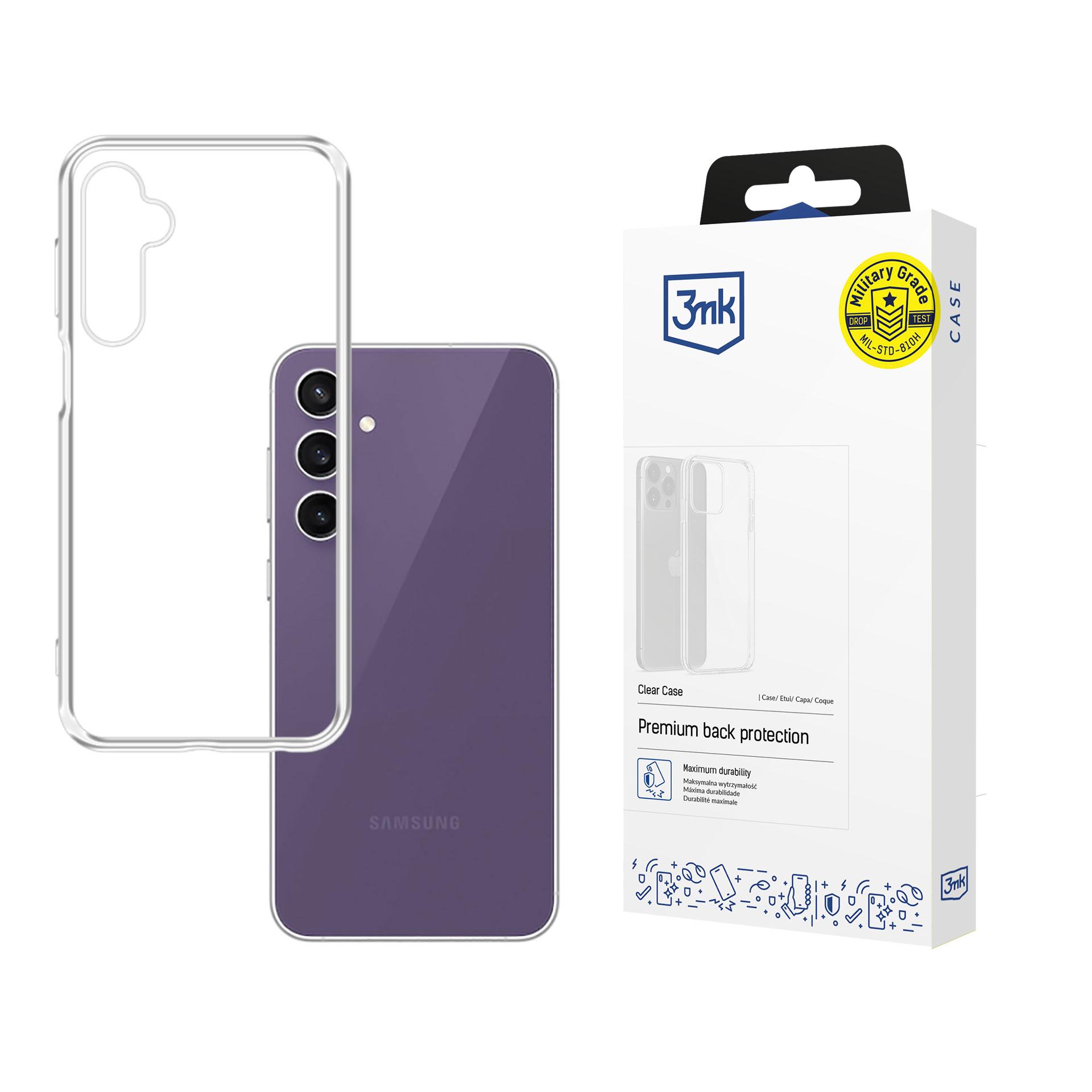 3mk skaidrus dėklas telefonui Samsung Galaxy S23 FE - skaidrus