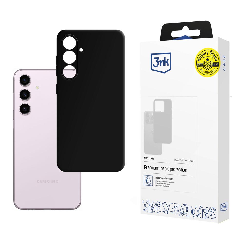 3mk Matinis dėklas telefonui Samsung Galaxy S24+ - juodas