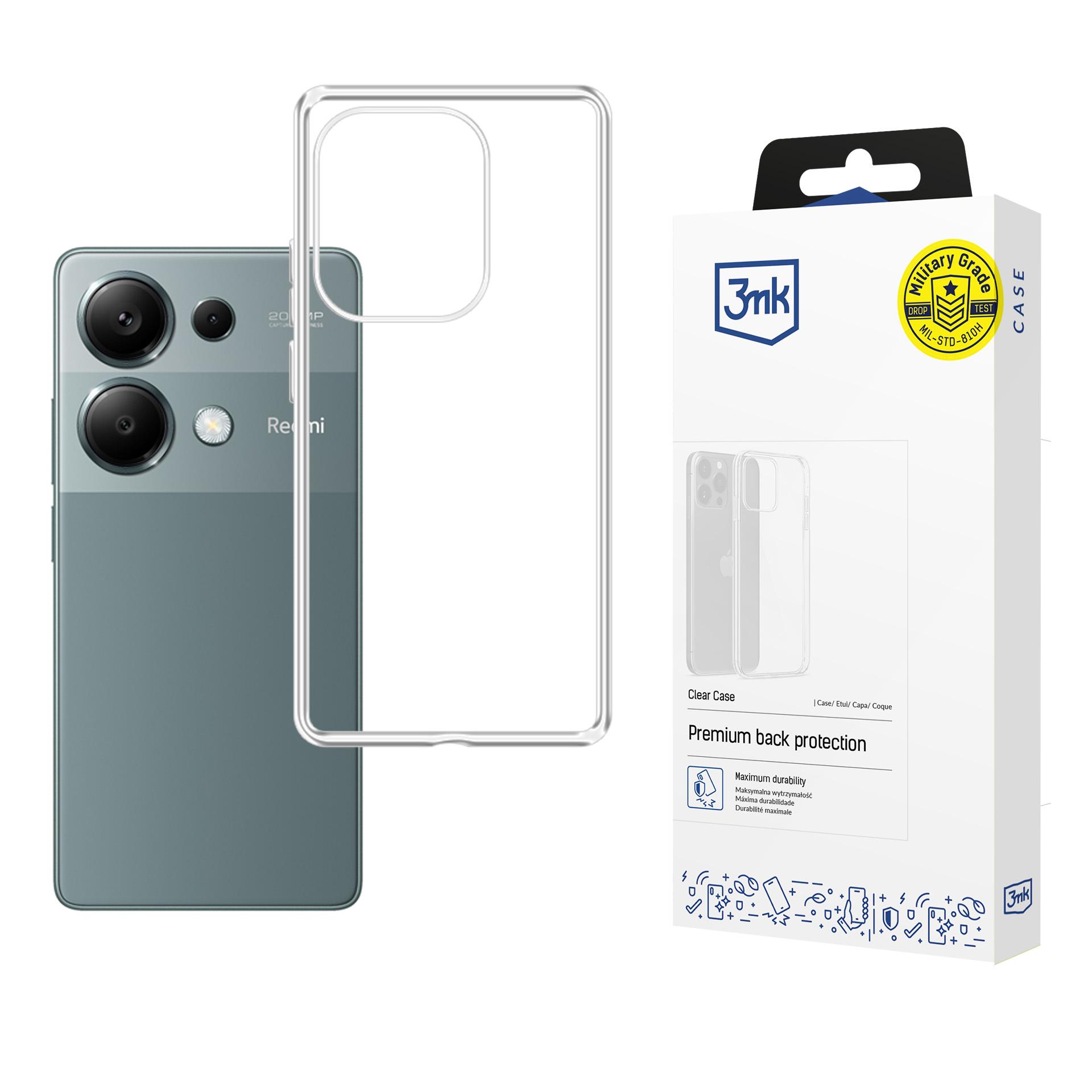 3mk Skaidrus dėklas Xiaomi Redmi Note 13 Pro 4G - skaidrus