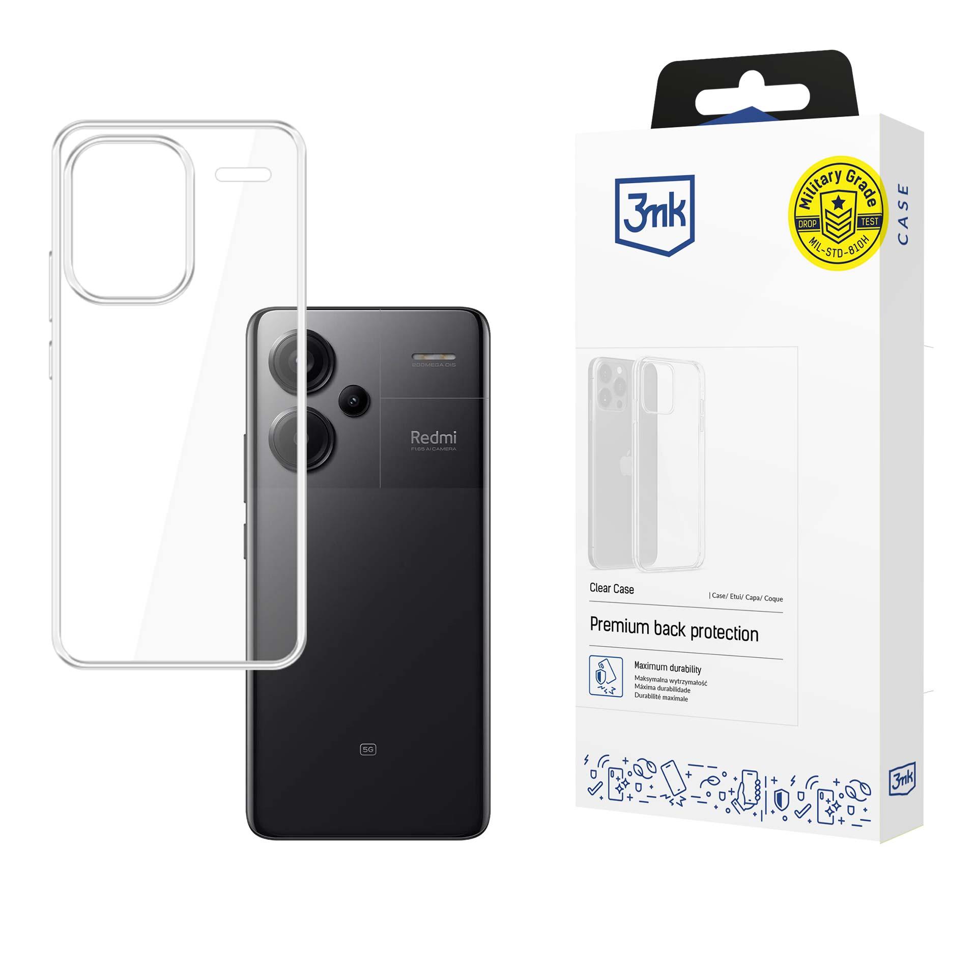 3mk Skaidrus dėklas Xiaomi Redmi Note 13 Pro+ - skaidrus