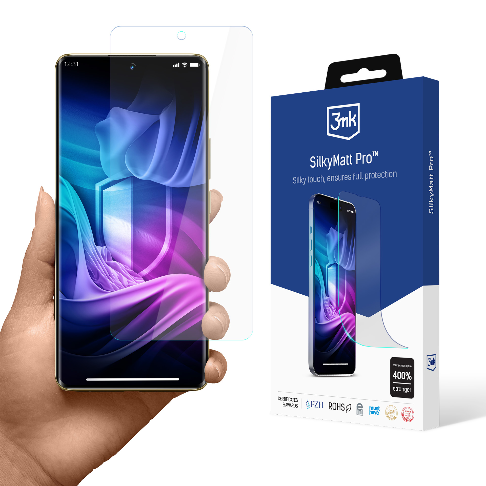 3mk Silky Matt Pro matinė apsauginė plėvelė Realme 12 Pro/12 Pro+