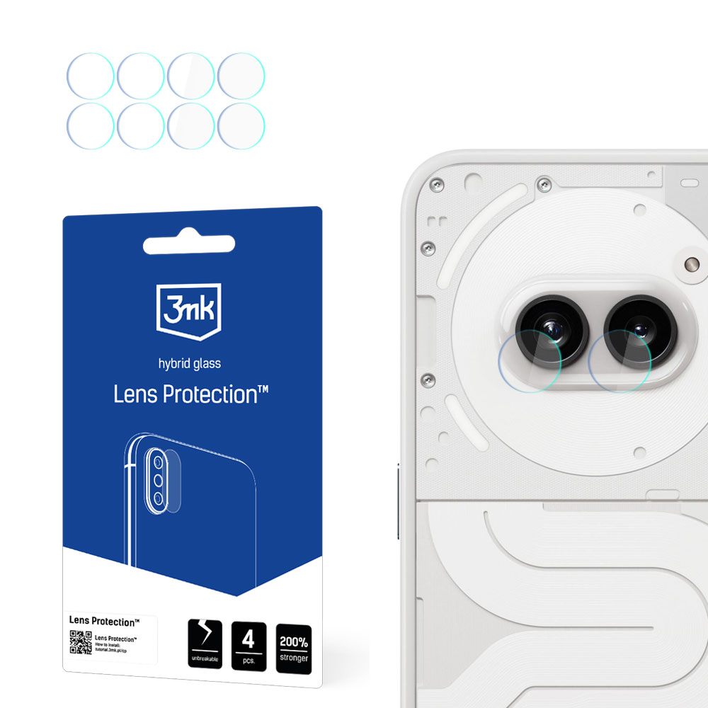 3mk Lens Protection™ hibridinis kameros stiklas Nothing Phone 2a