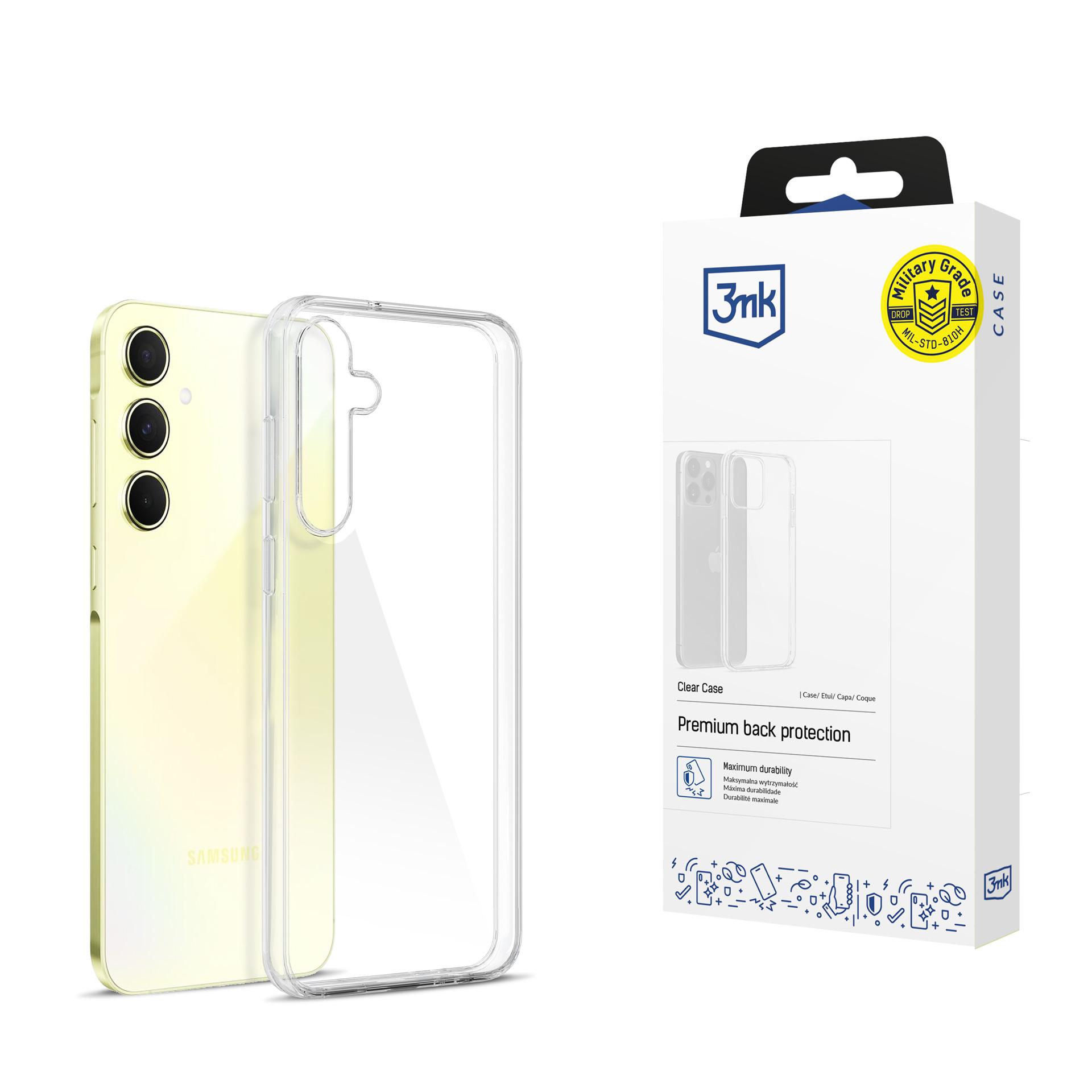 3mk skaidrus dėklas telefonui Samsung Galaxy A55 5G