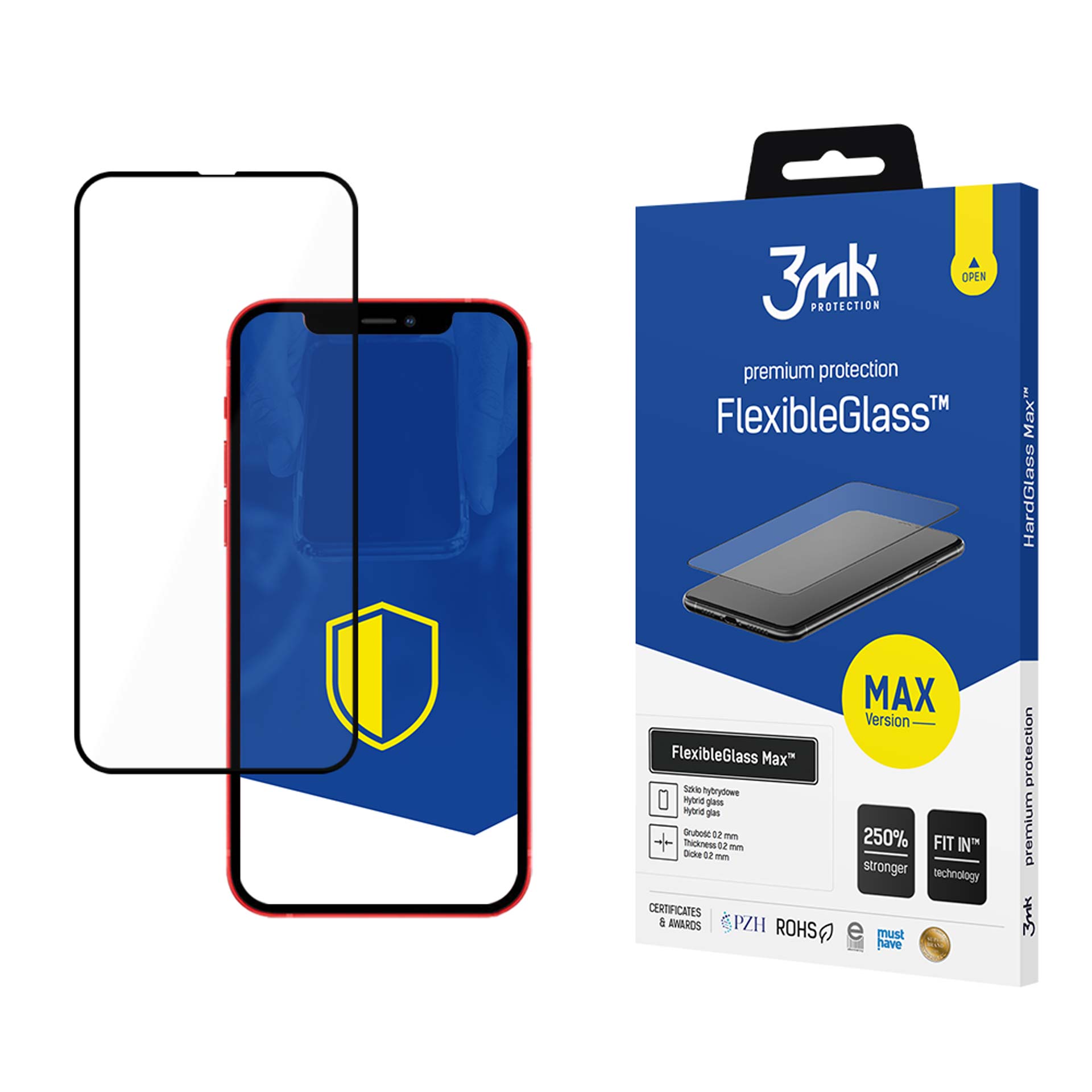 3mk FlexibleGlass Max™ hibridinis stiklas iPhone 13 Pro Max