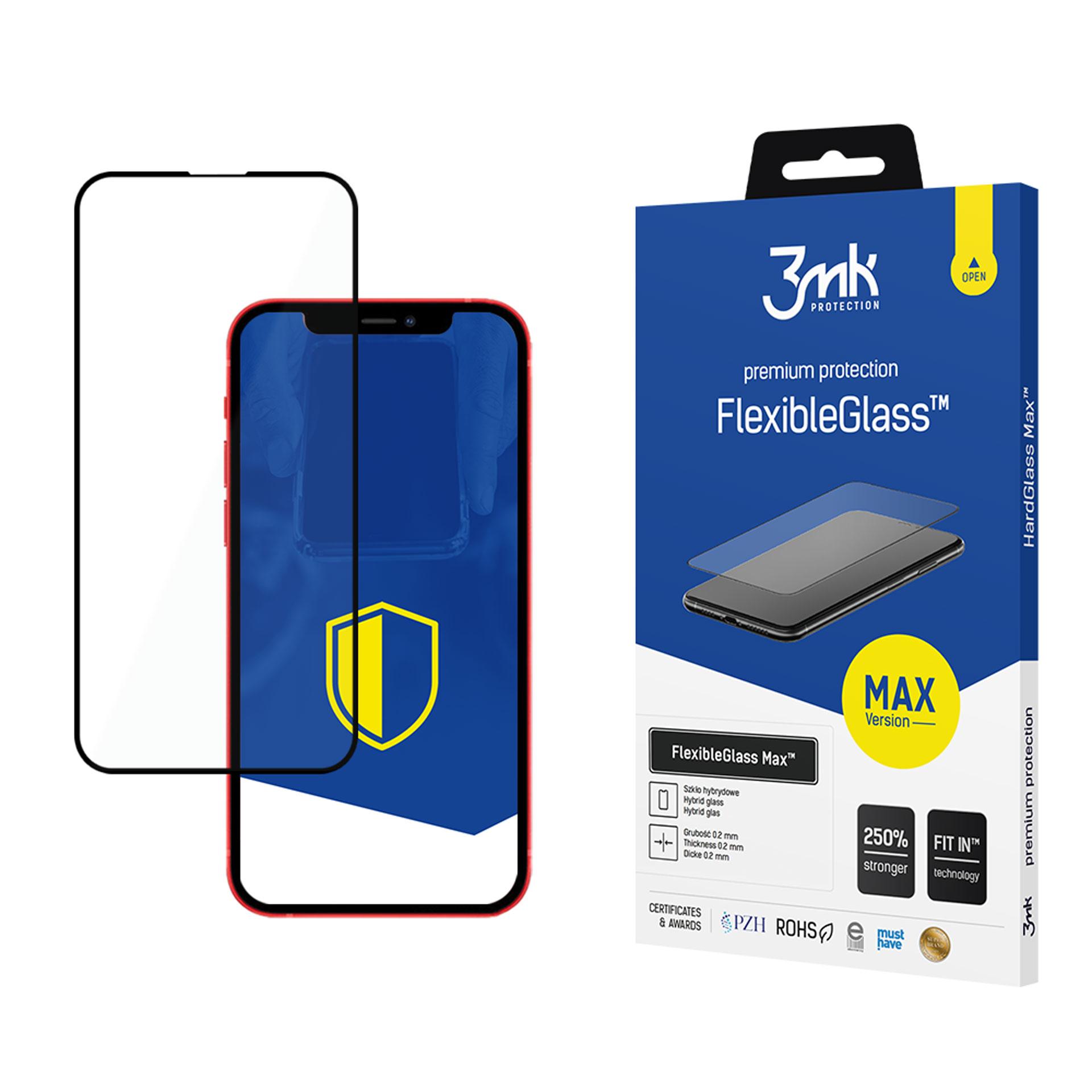 Гибридное стекло 3mk FlexibleGlass Max™ для iPhone 13 mini