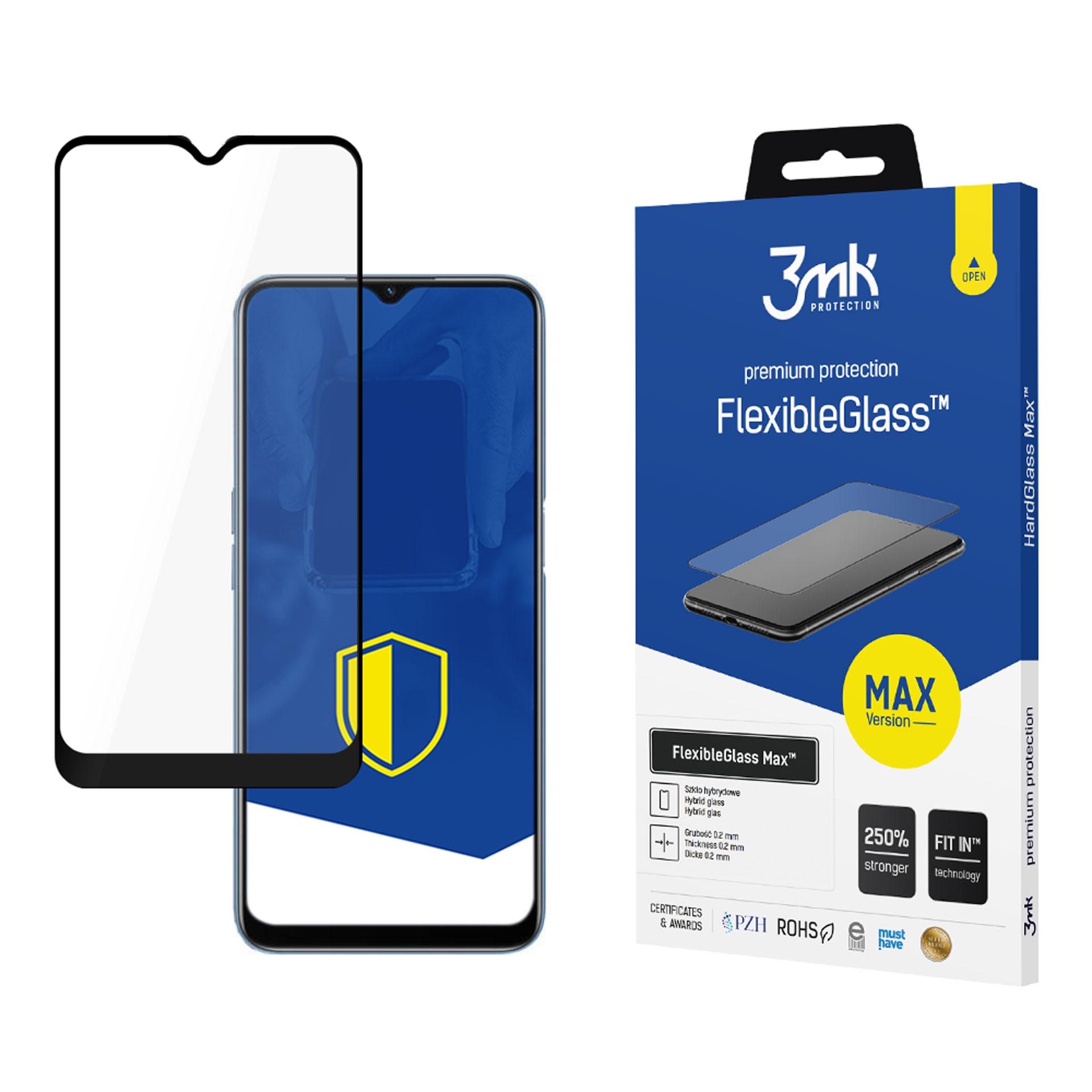Гибридное стекло 3mk FlexibleGlass Max™ для Oppo A16 / A16s