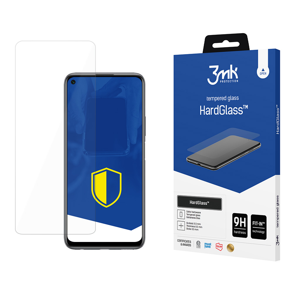 Стекло 9H 3mk HardGlass™ для Huawei P40 Lite 5G