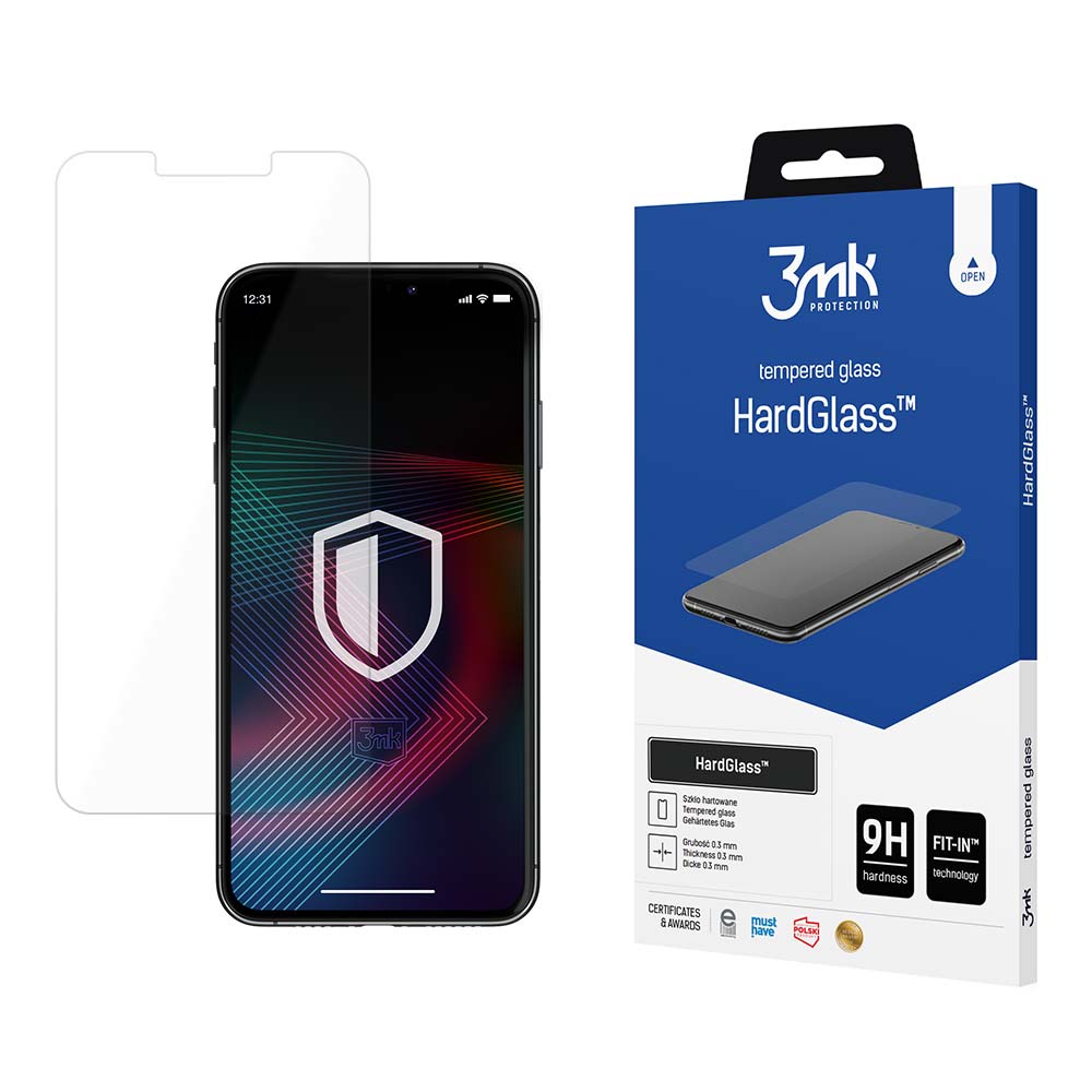 Стекло 9H 3mk HardGlass™ для iPhone 13 / 13 Pro / 14