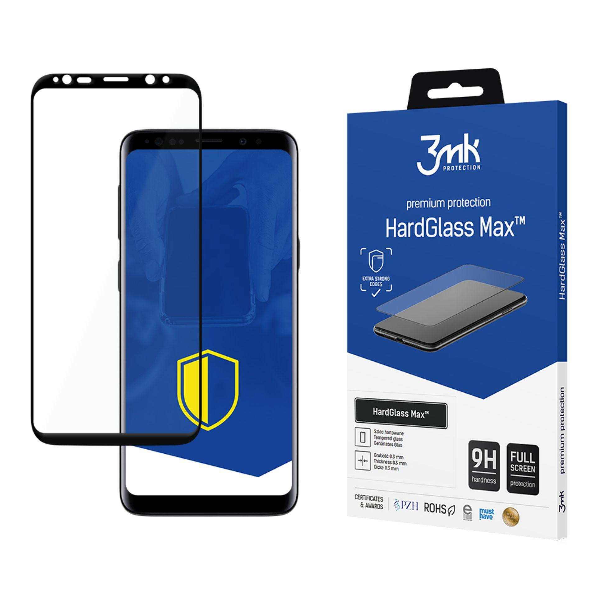 Стекло 9H 3mk HardGlass Max™ для Samsung Galaxy S9