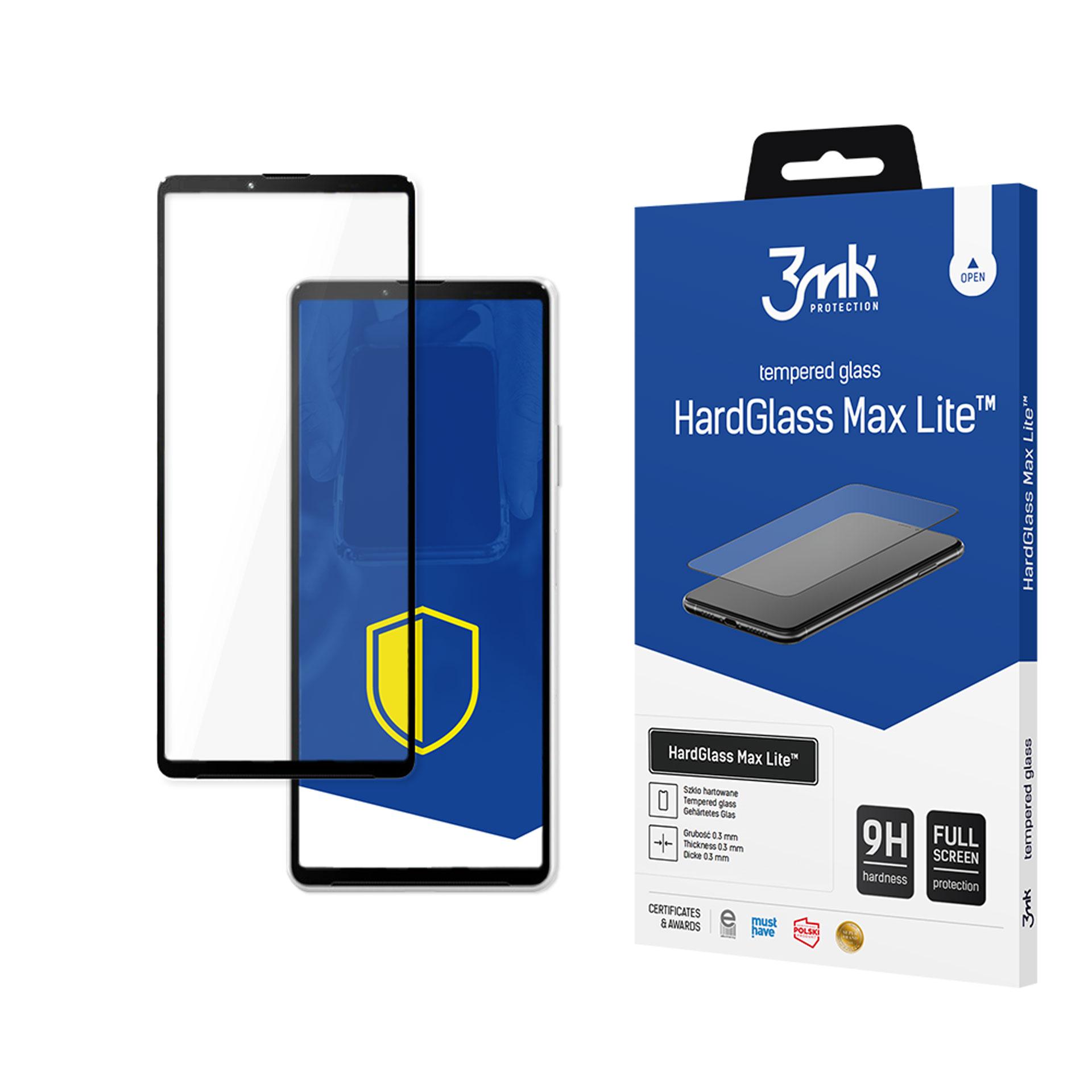 9H 3mk HardGlass Max Lite™ glass for Sony Xperia 10 III 5G