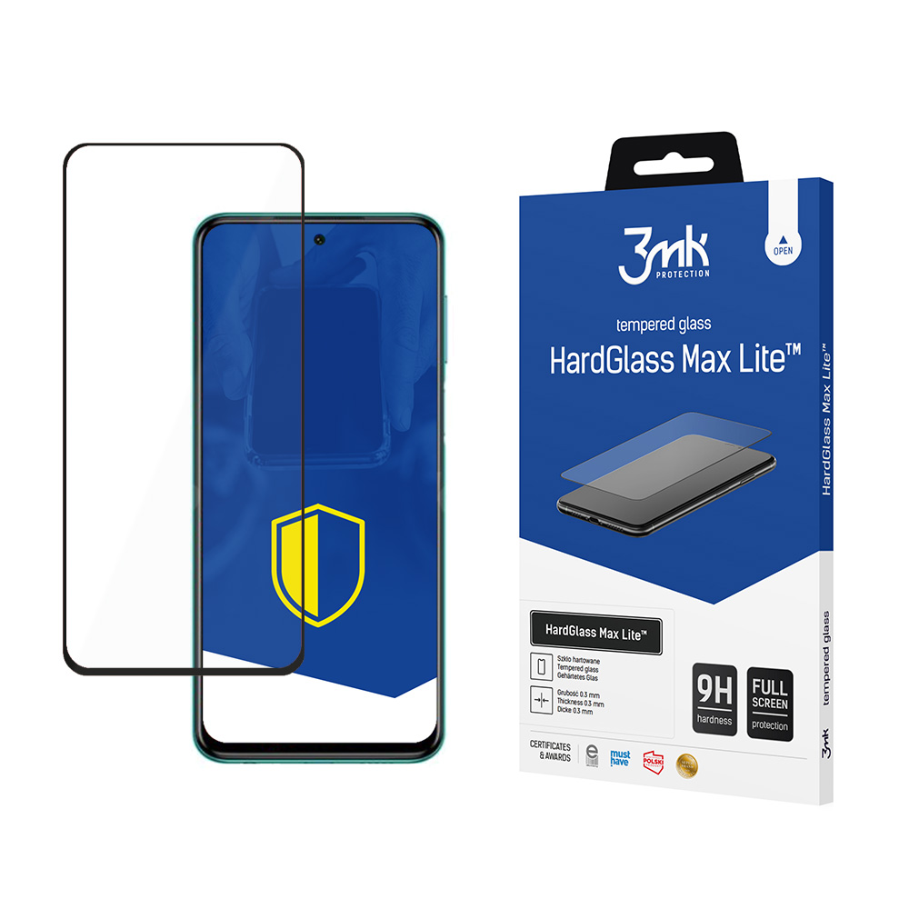 9H 3mk HardGlass Max Lite™ стекло на Xiaomi Redmi Note 9S