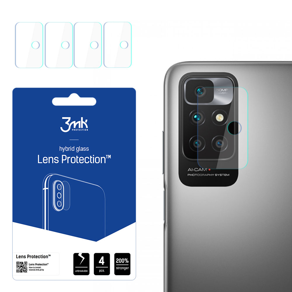 3mk Lens Protection™ hibridinis kameros objektyvo stiklas Xiaomi Redmi 10 2022