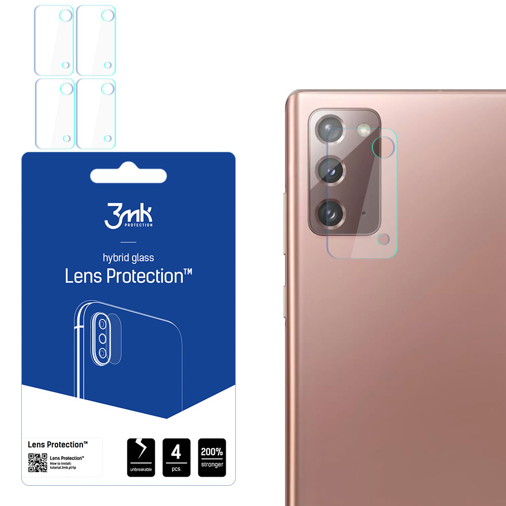 3mk Objektyvo apsaugos stiklas hibridinis telefonui Samsung Galaxy Note 20 5G