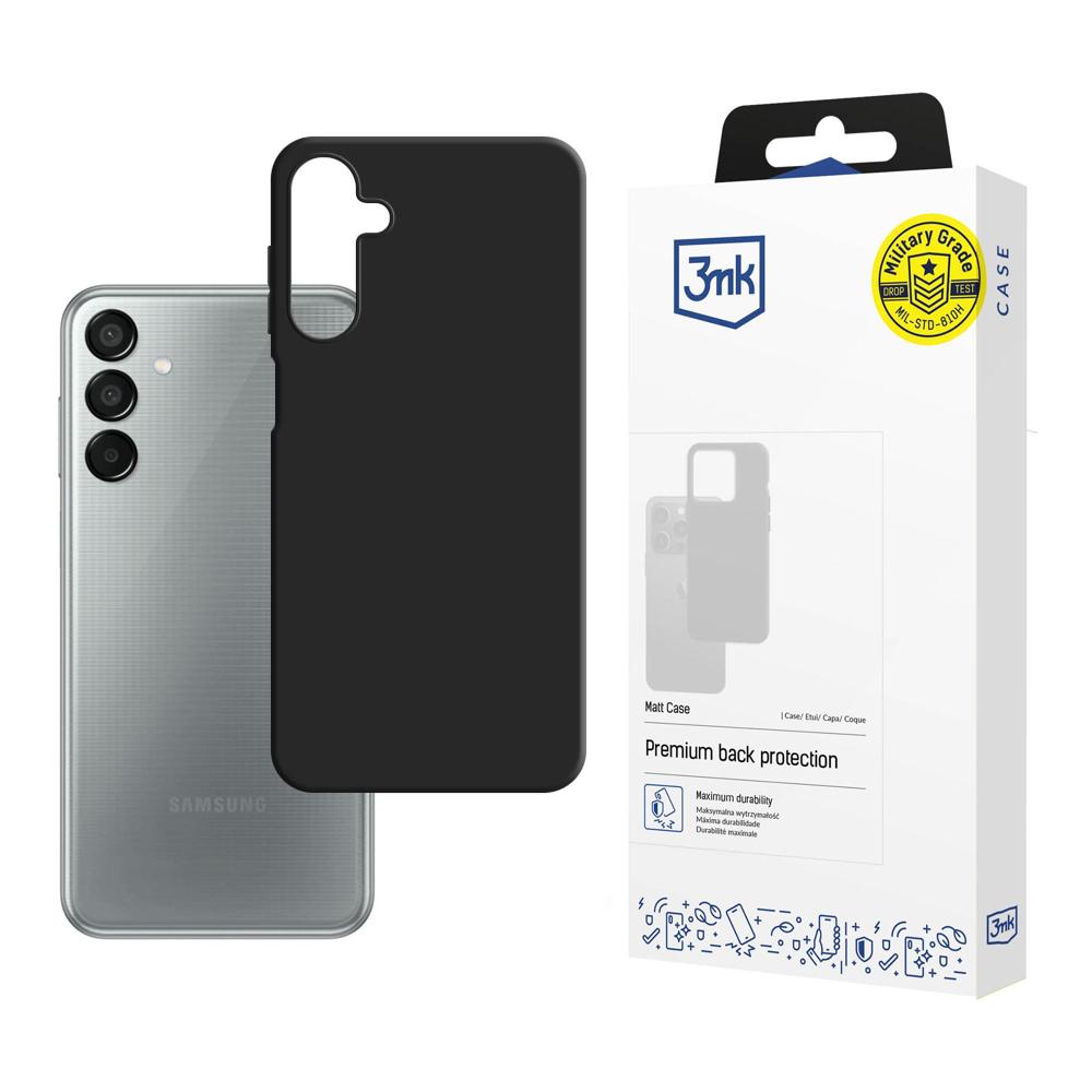 3mk Matinis dėklas telefonui Samsung Galaxy M15 5G - juodas