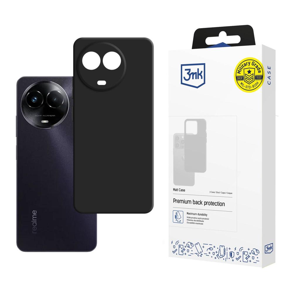 3mk Matinis dėklas telefonui Realme C67 5G - juodas