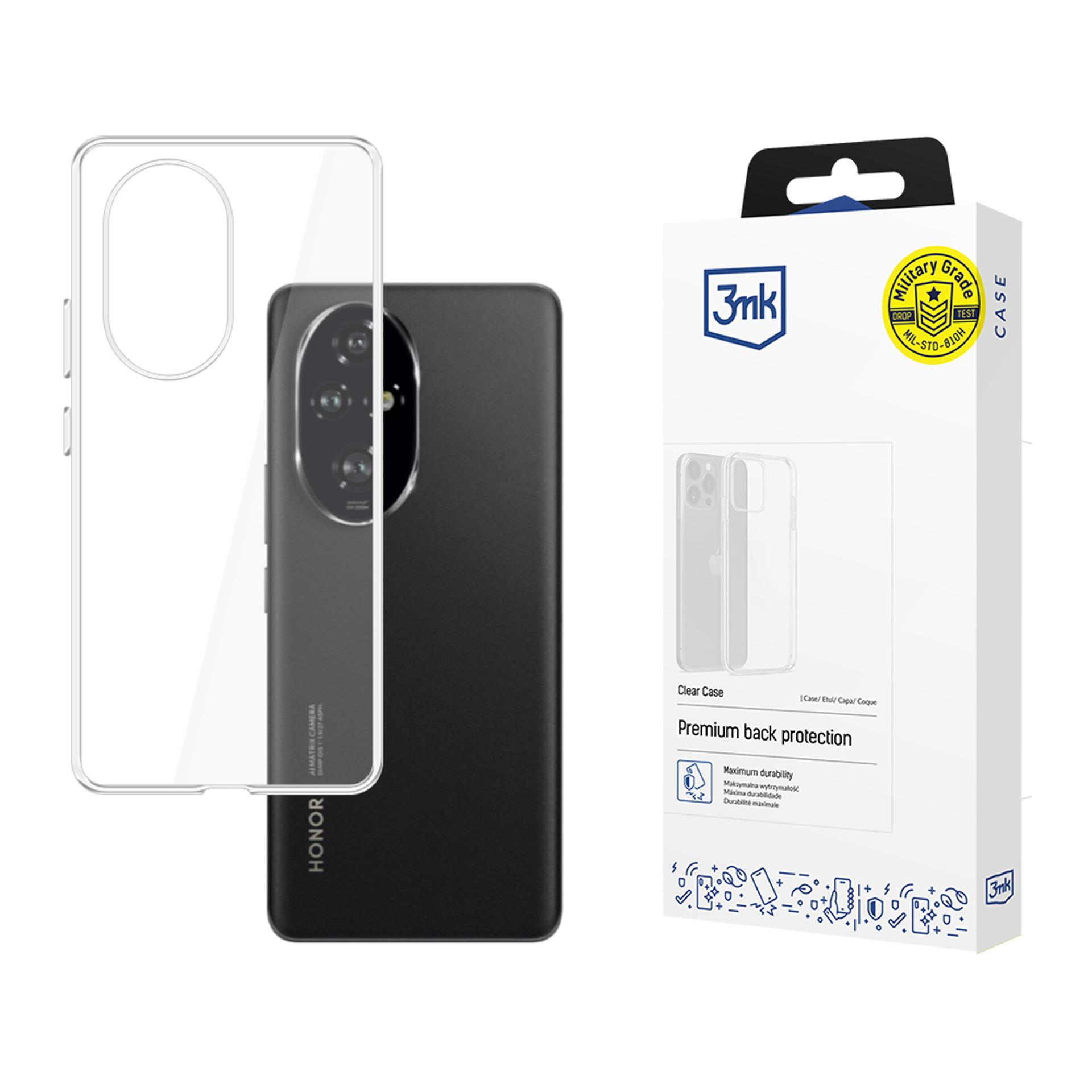 3mk skaidrus dėklas telefonui Honor 200 Pro - skaidrus