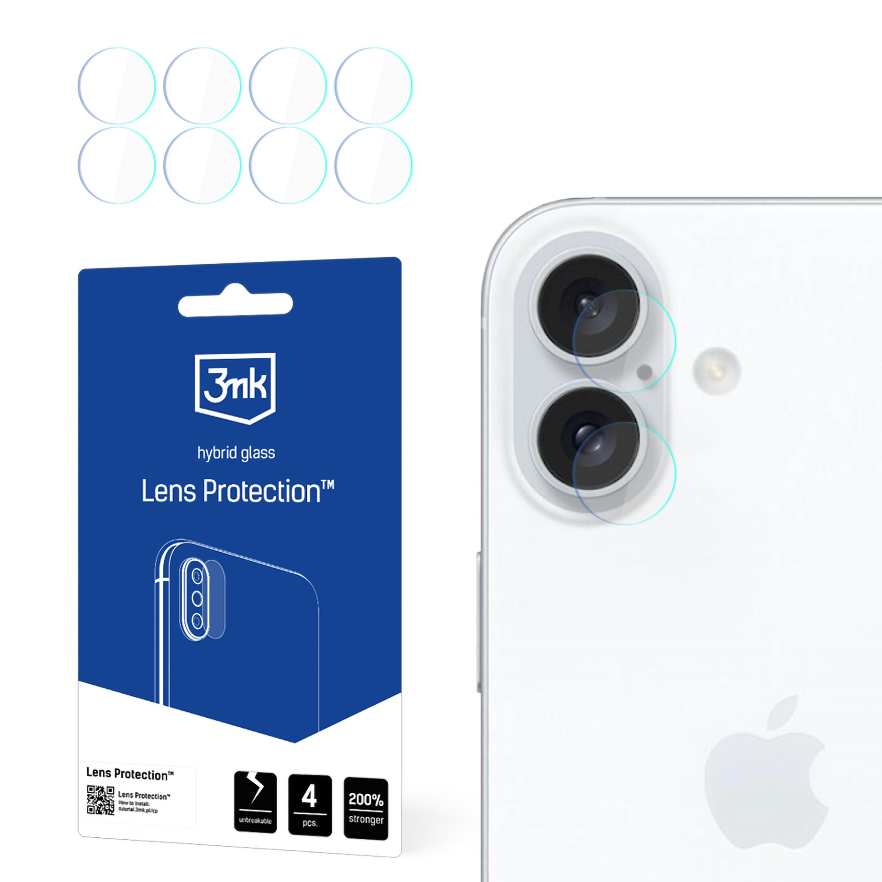 3mk objektyvo apsauga – kameros dangtelis skirtas iPhone 16 Plus
