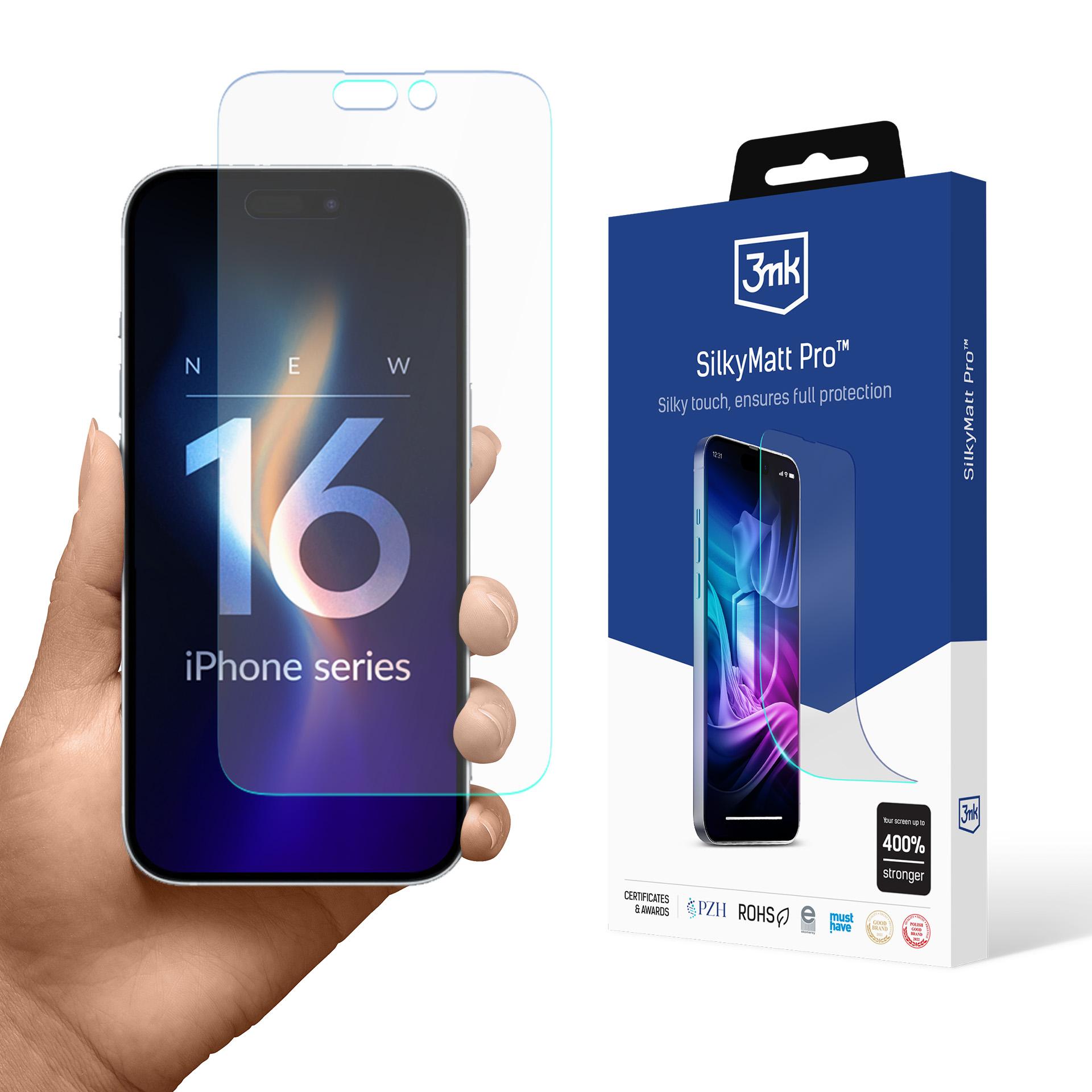 3mk Silky Matt Pro - Matte apsauginis Film iPhone 16 Pro Max