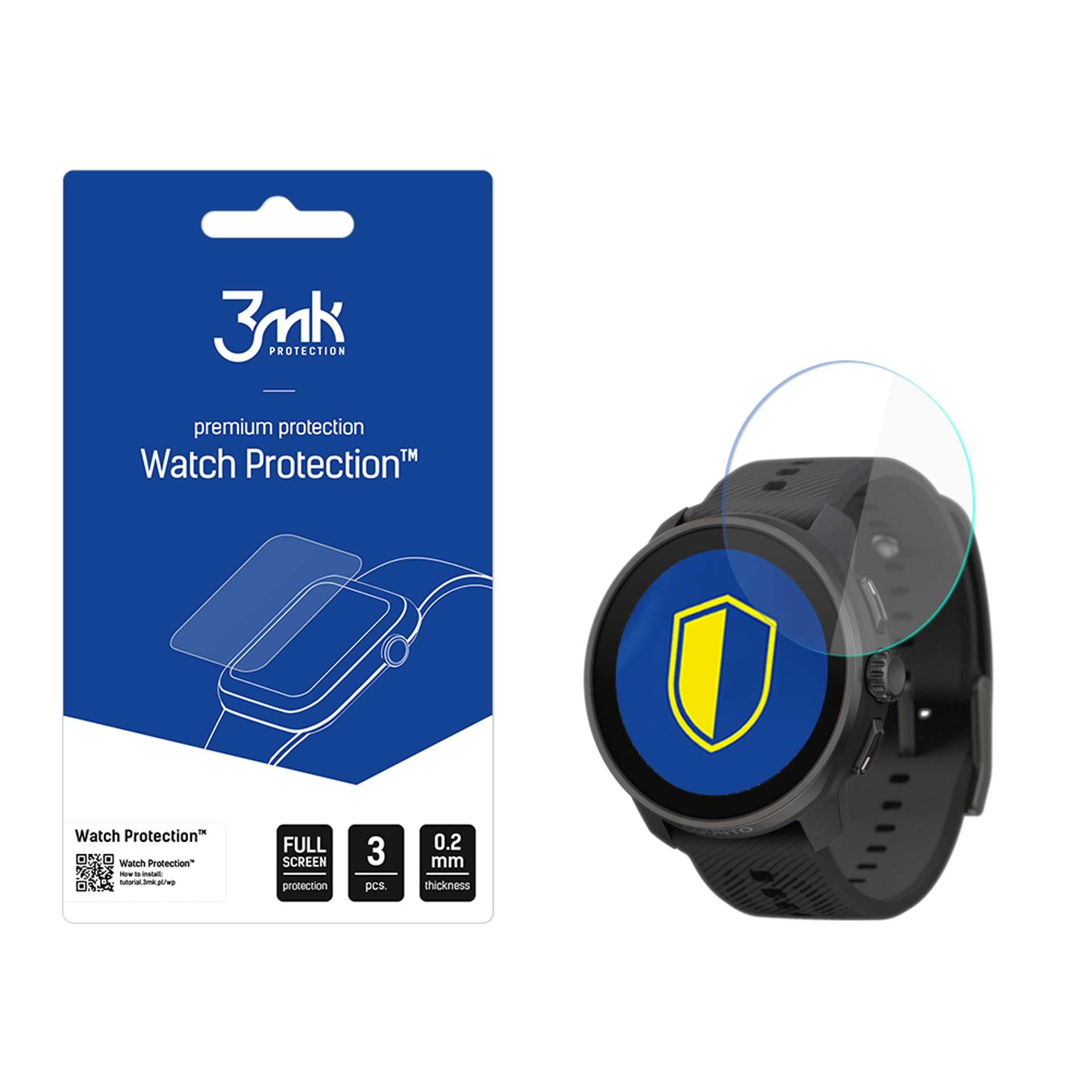Grūdintas stiklas 3mk laikrodžio apsauga FlexibleGlass Suunto Race S