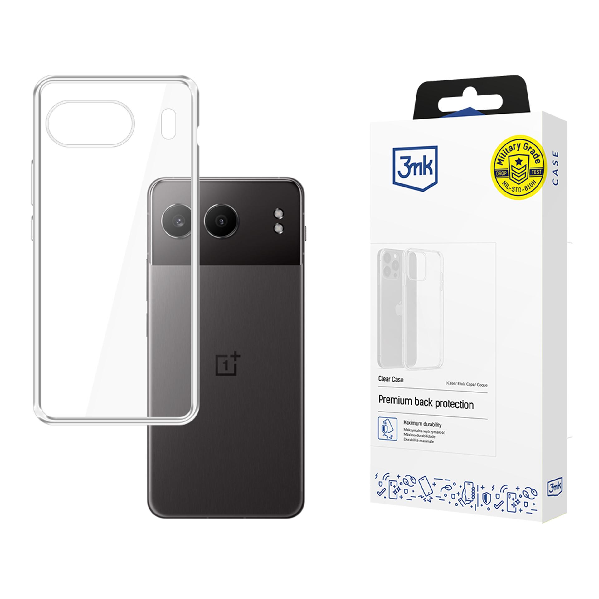 Чехол 3mk Clear для OnePlus Nord 4 - прозрачный