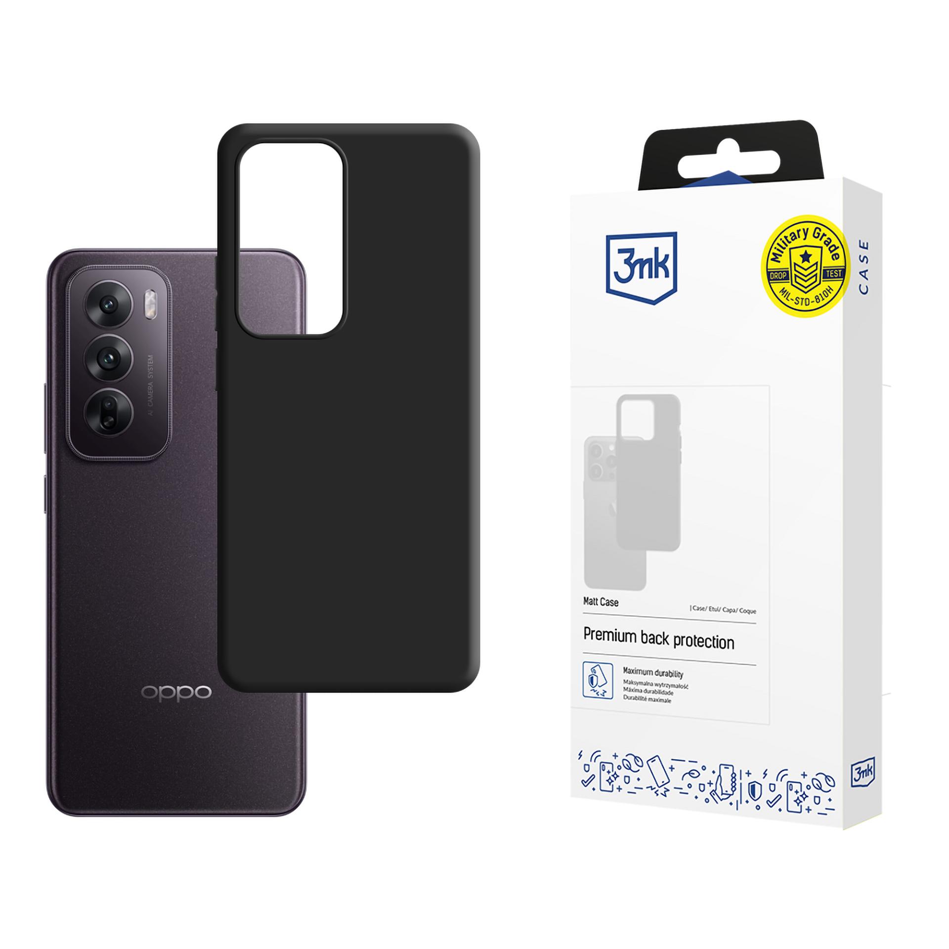 3mk Matinis dėklas Oppo Reno 12