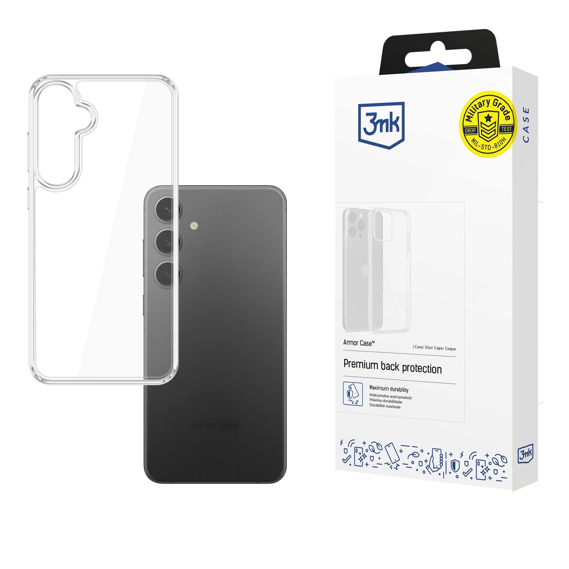 3mk Apsauginis dėklas telefonui Samsung Galaxy S25+ - skaidrus