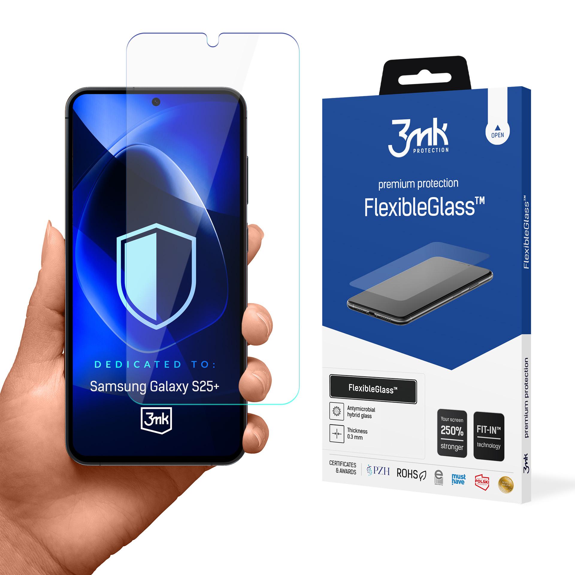 Hybrid glass 3mk FlexibleGlass for Samsung Galaxy S25+