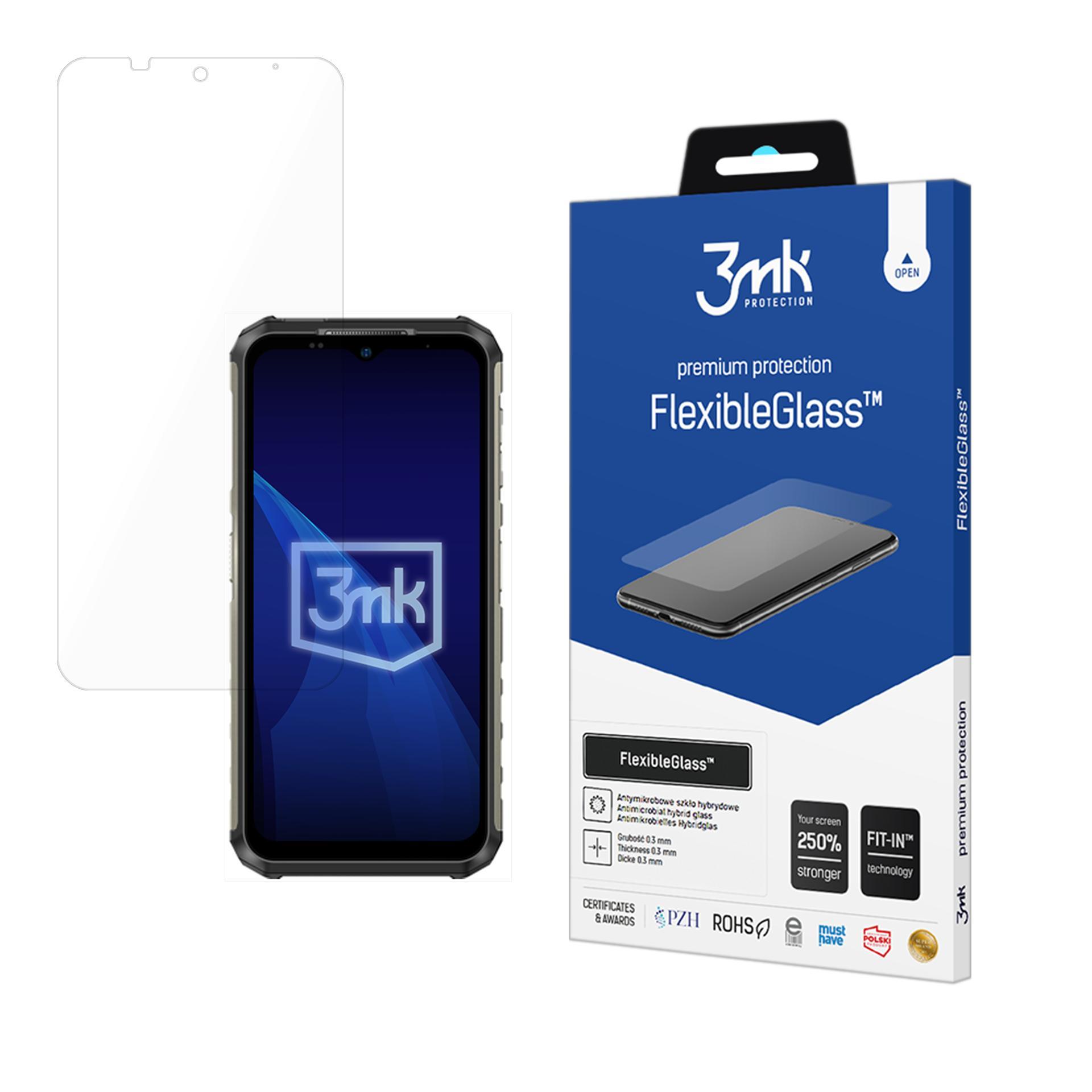 Hibridinis stiklas 3mk FlexibleGlass Ulefone Armor 22