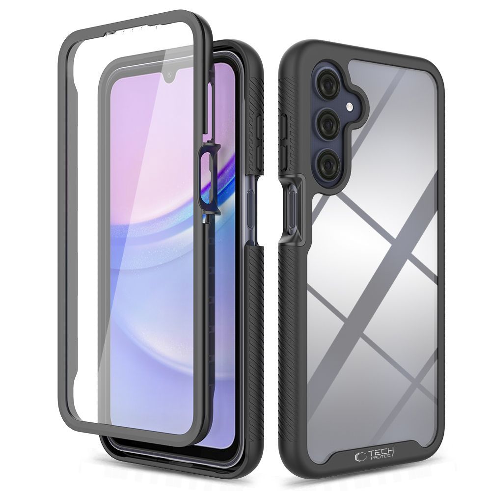 Tech-Protect Defense360 Dėklas telefonui Samsung Galaxy A16 4G / 5G - juodas