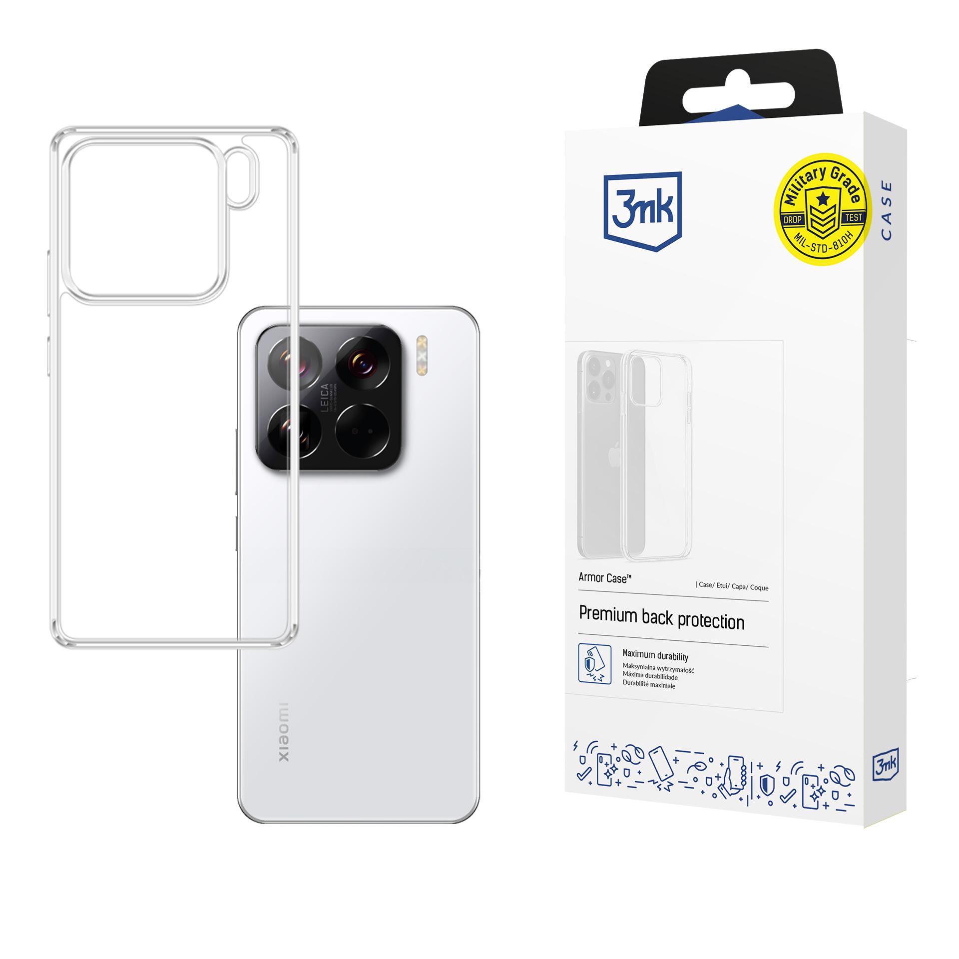 3mk Apsauginis dėklas telefonui Xiaomi 15 - skaidrus
