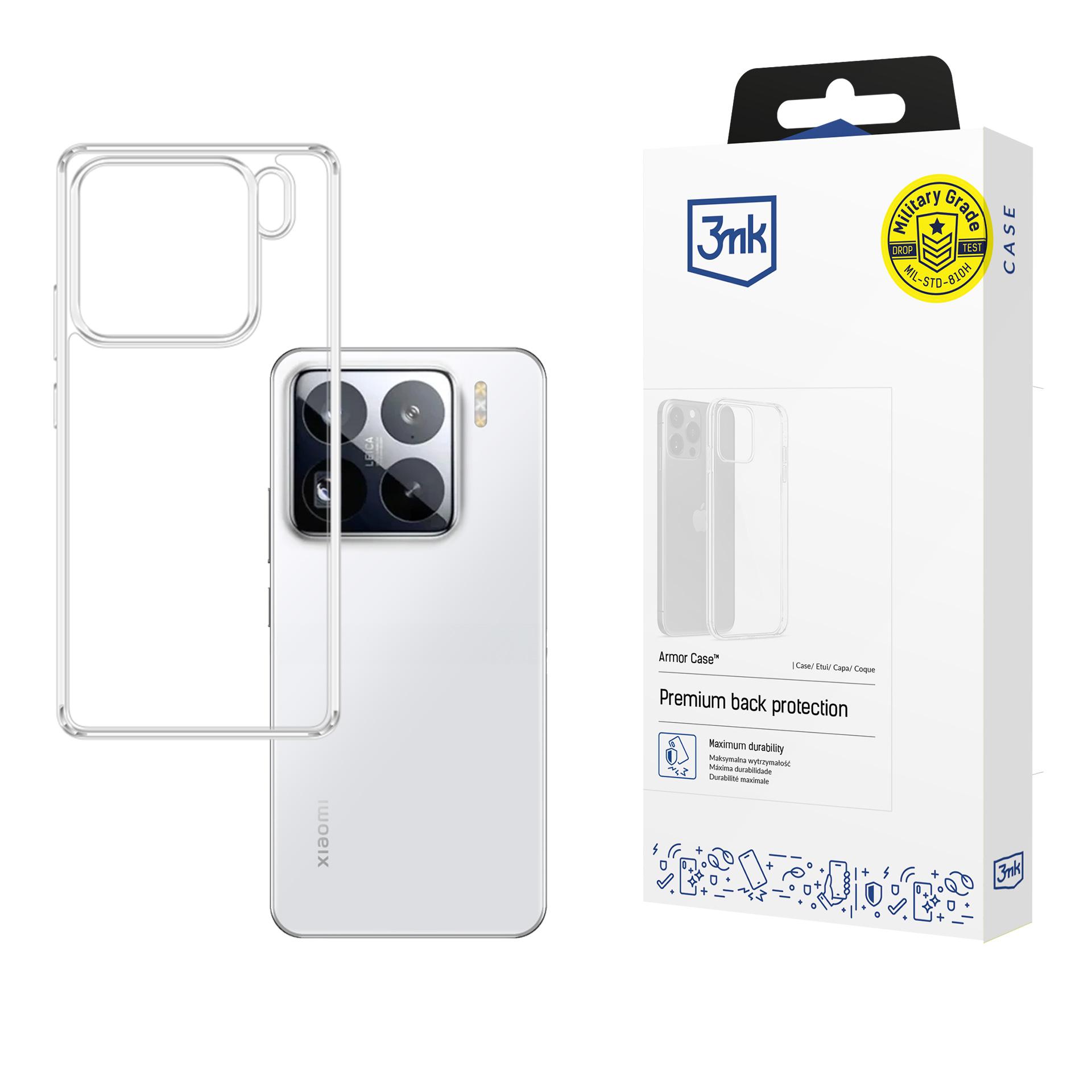 3mk Armor Case for Xiaomi 15 Pro - transparent