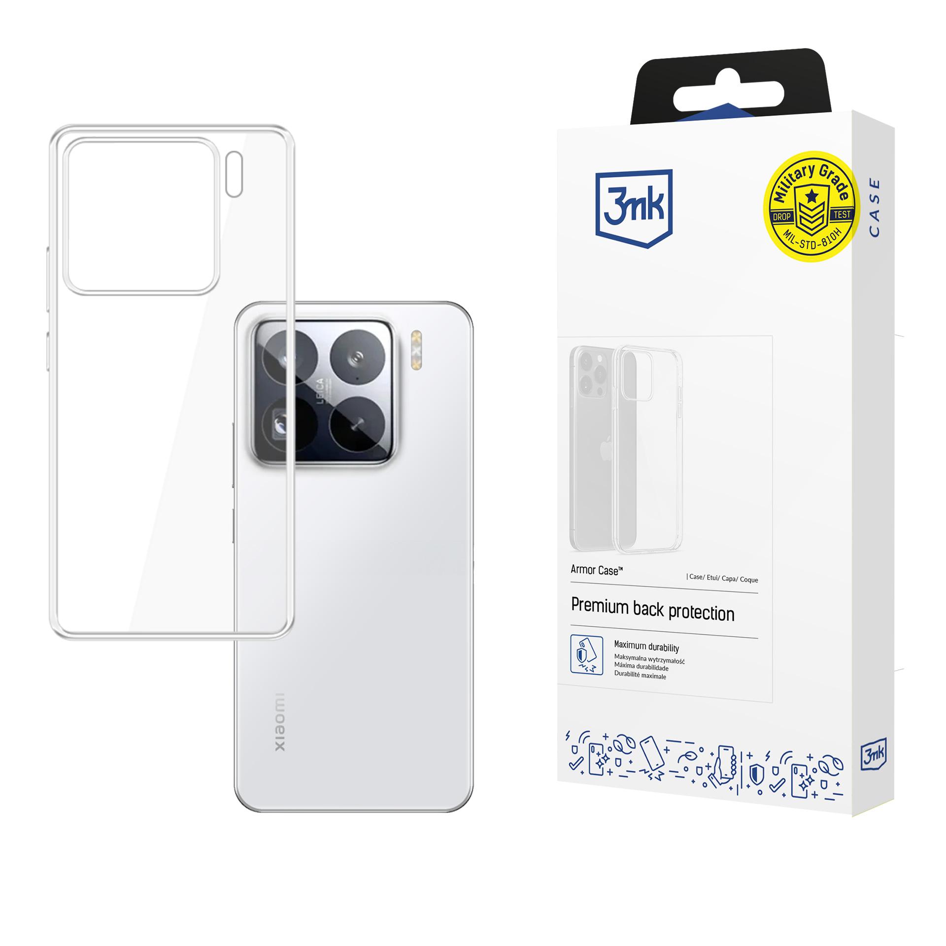 3mk permatomas dėklas telefonui Xiaomi 15 Pro