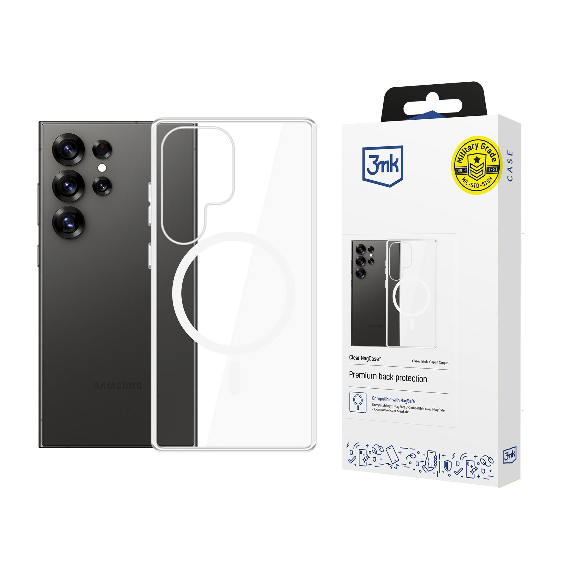Dėklas 3mk Clear MagCase Samsung S938 S25 Ultra