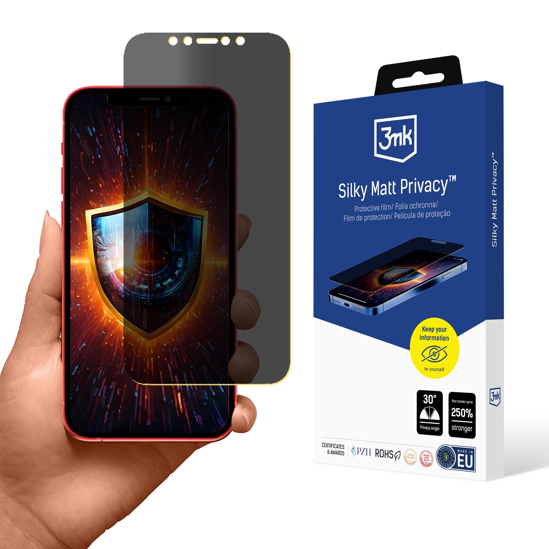 3mk Silky Matt Privacy защитное стекло Apple iPhone 12 Pro
