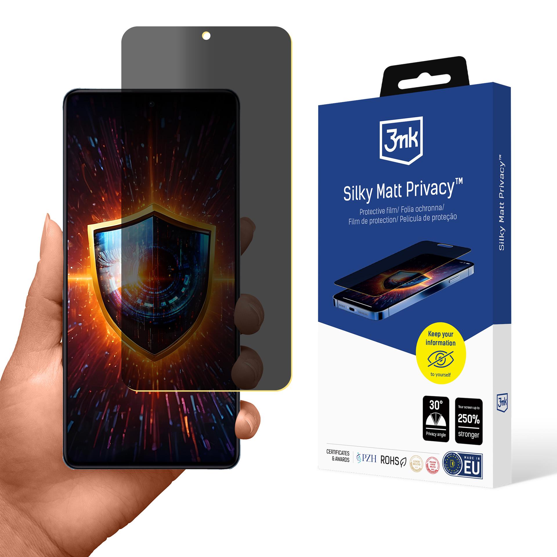 3mk Silky Matt Privacy privatumo ekrano apsauga Xiaomi 12 Pro