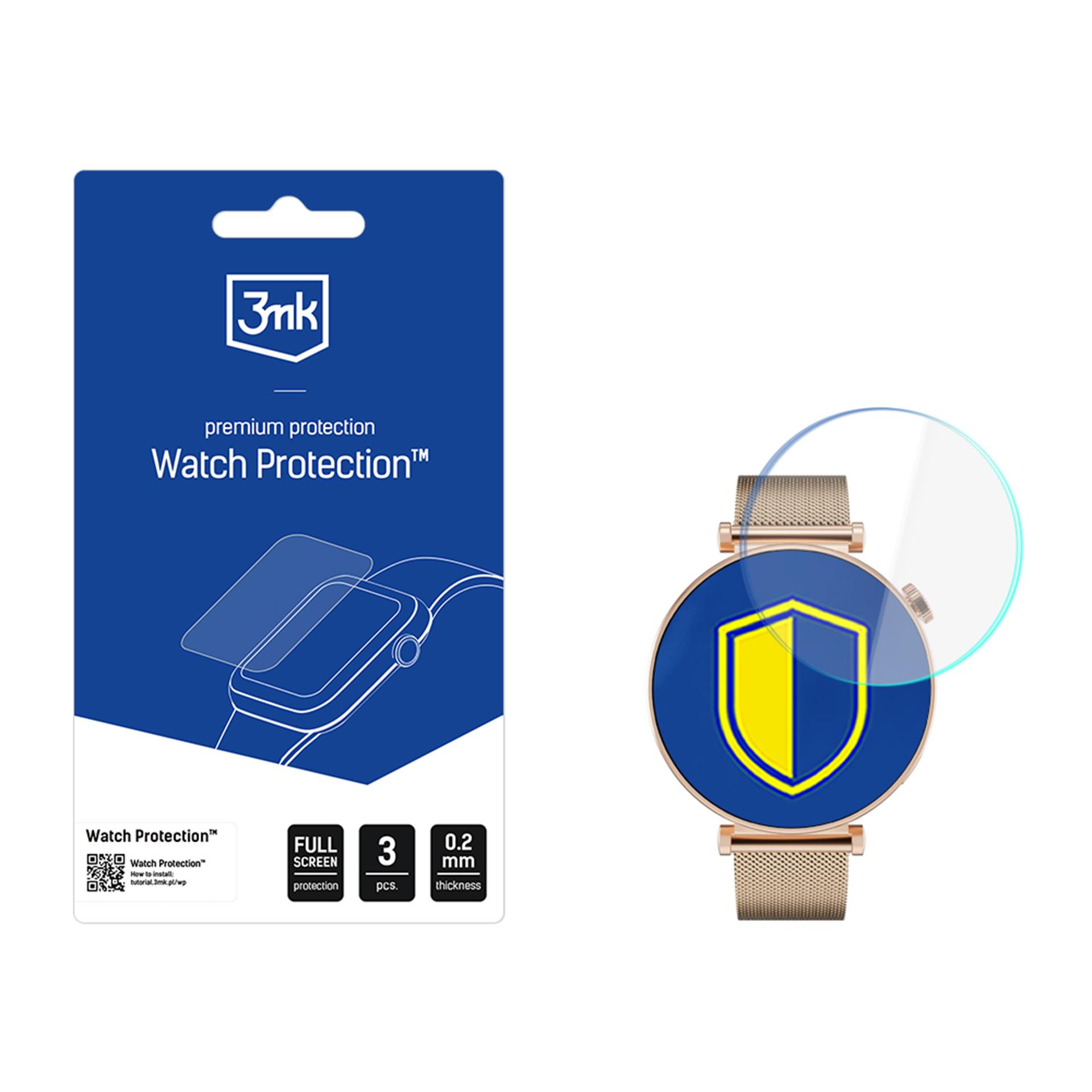 3mk Watch Protection ARC išmaniojo laikrodžio ekrano apsauga Garett Rose