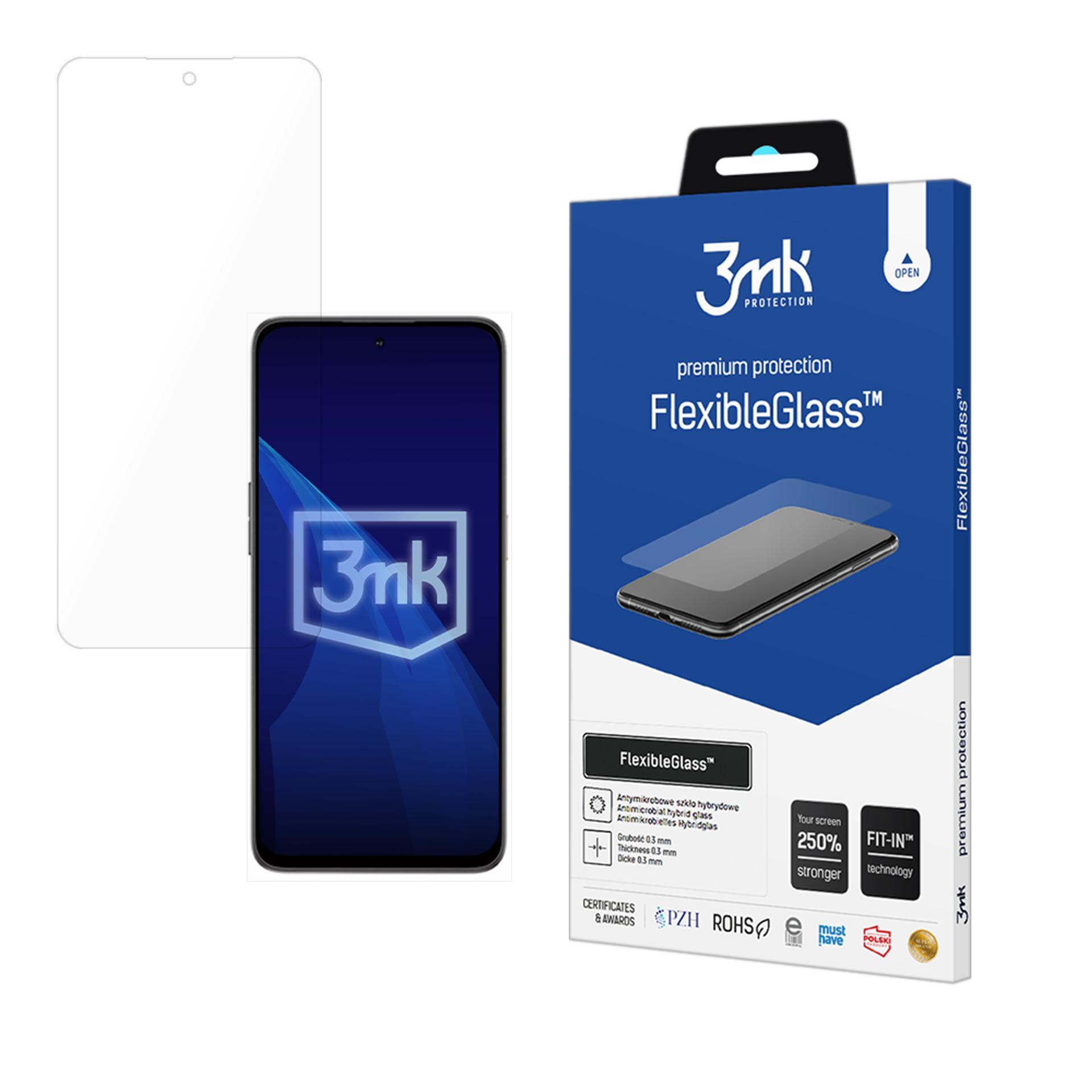 Hibridinis stiklas 3mk FlexibleGlass™ ant Nubia Neo 2 5G