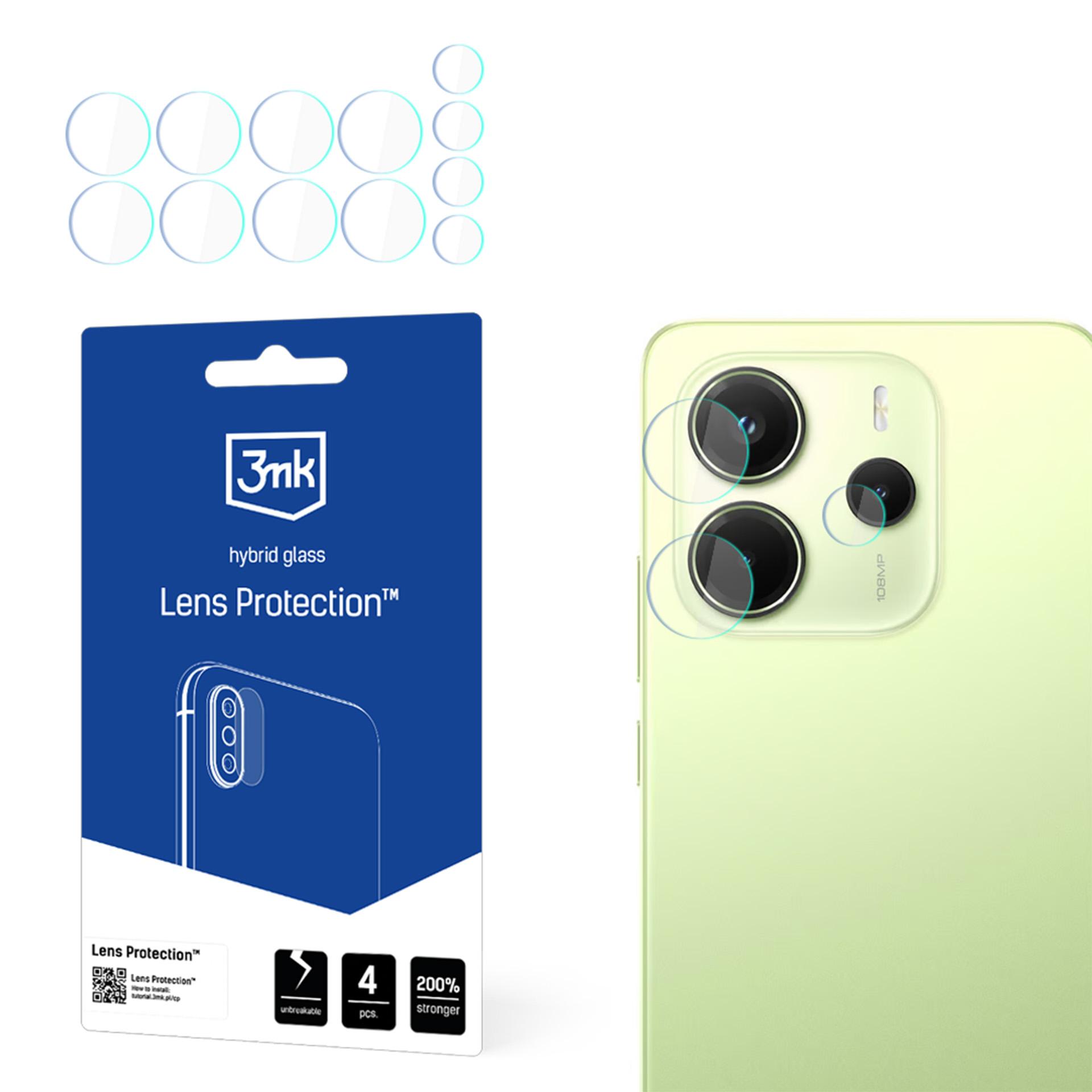 3mk objektyvo apsauga kameros stiklas Xiaomi Redmi Note 14 4G
