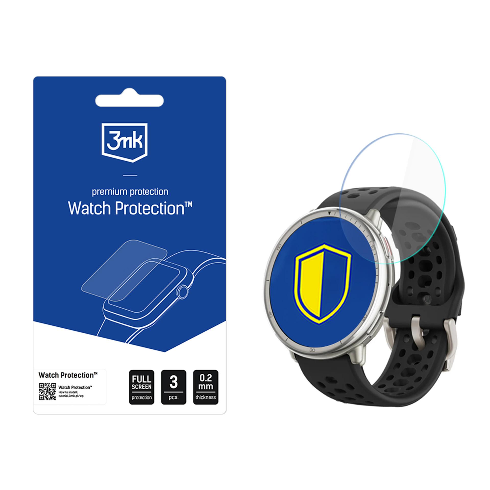 3mk Watch Protection ARC apsauginė plėvelė išmaniojo laikrodžio ekranui Amazfit Active 2