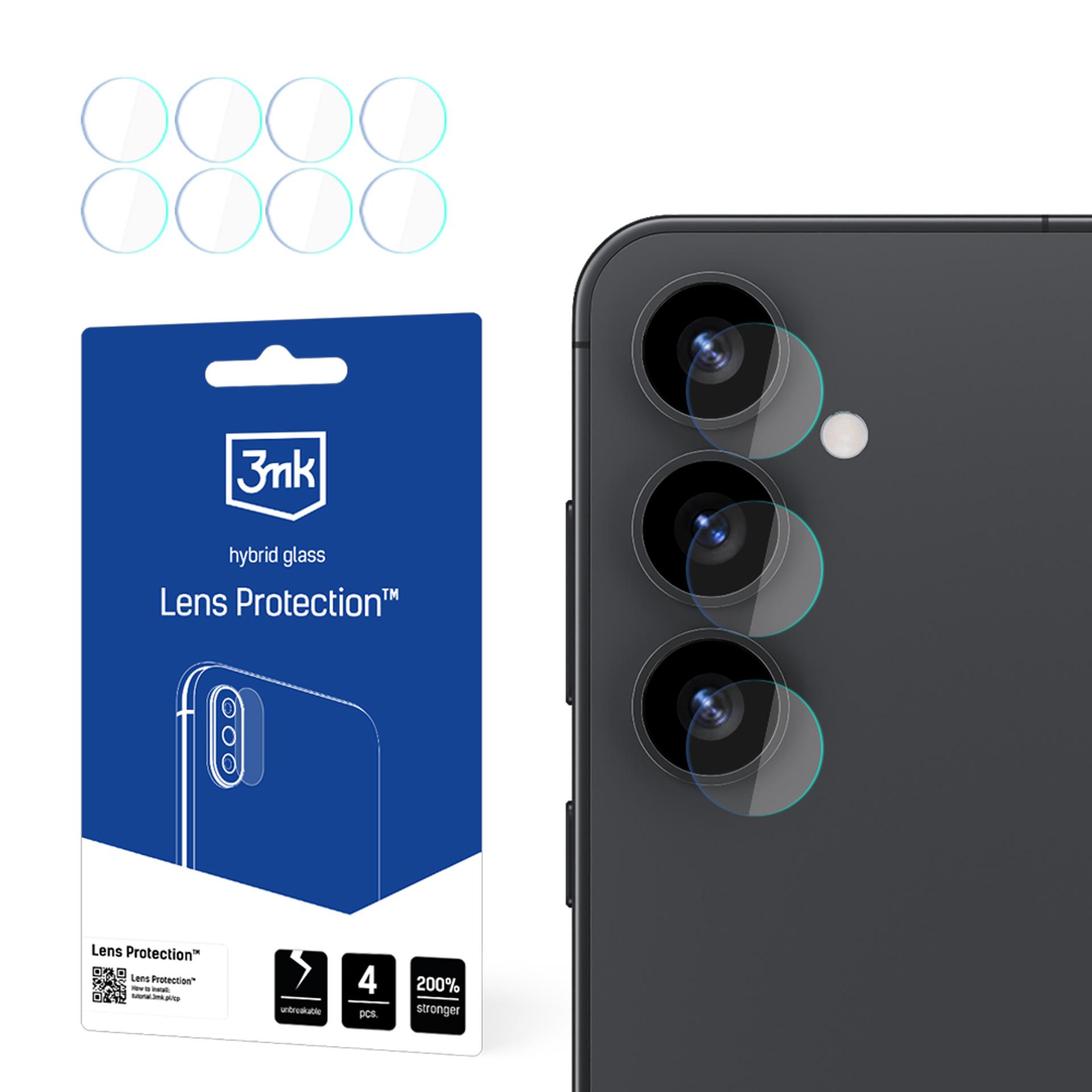 Hibridinis stiklas kameros objektyvui 3mk objektyvo apsauga Samsung Galaxy S25