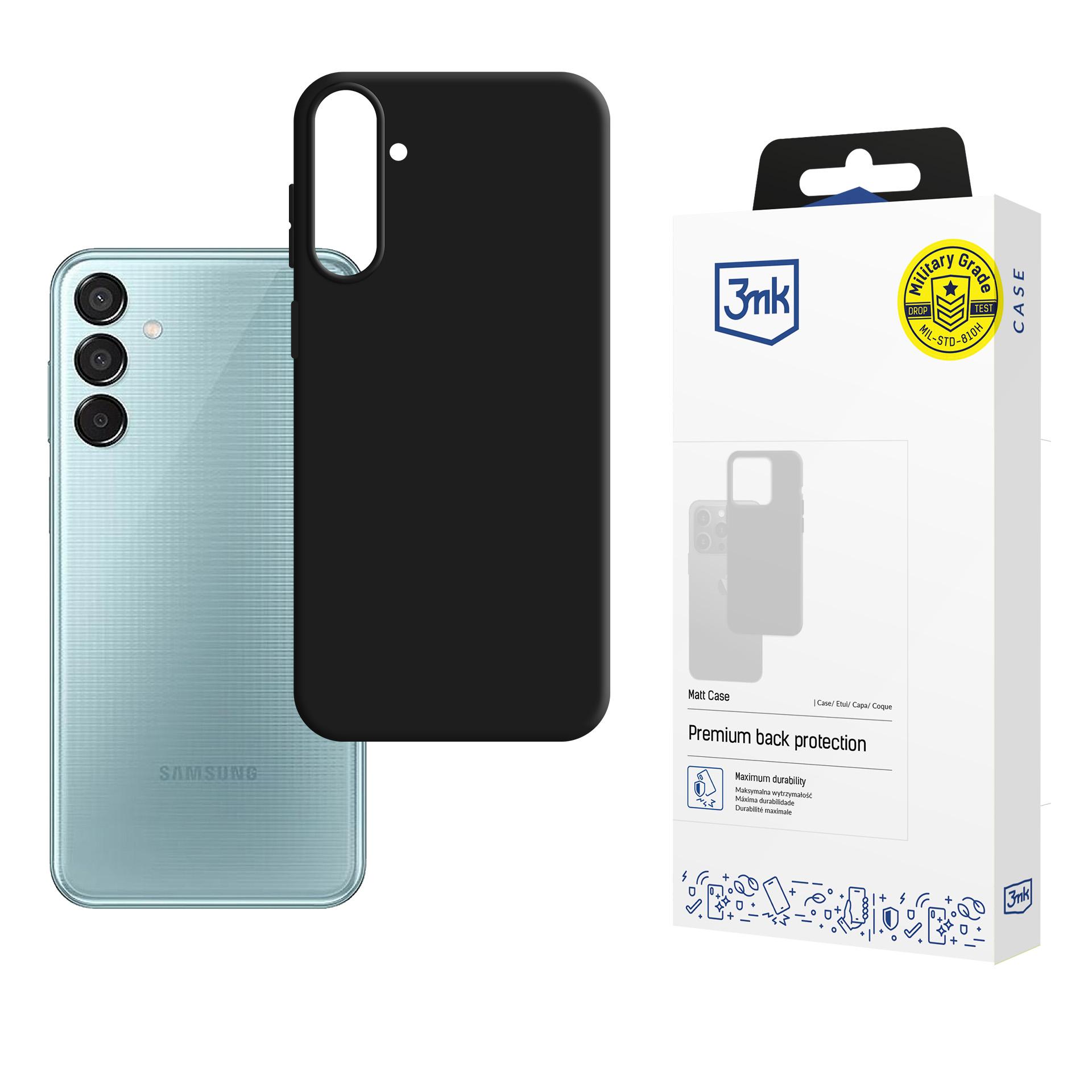 3mk Matinis dėklas telefonui Samsung Galaxy M16 5G - juodas