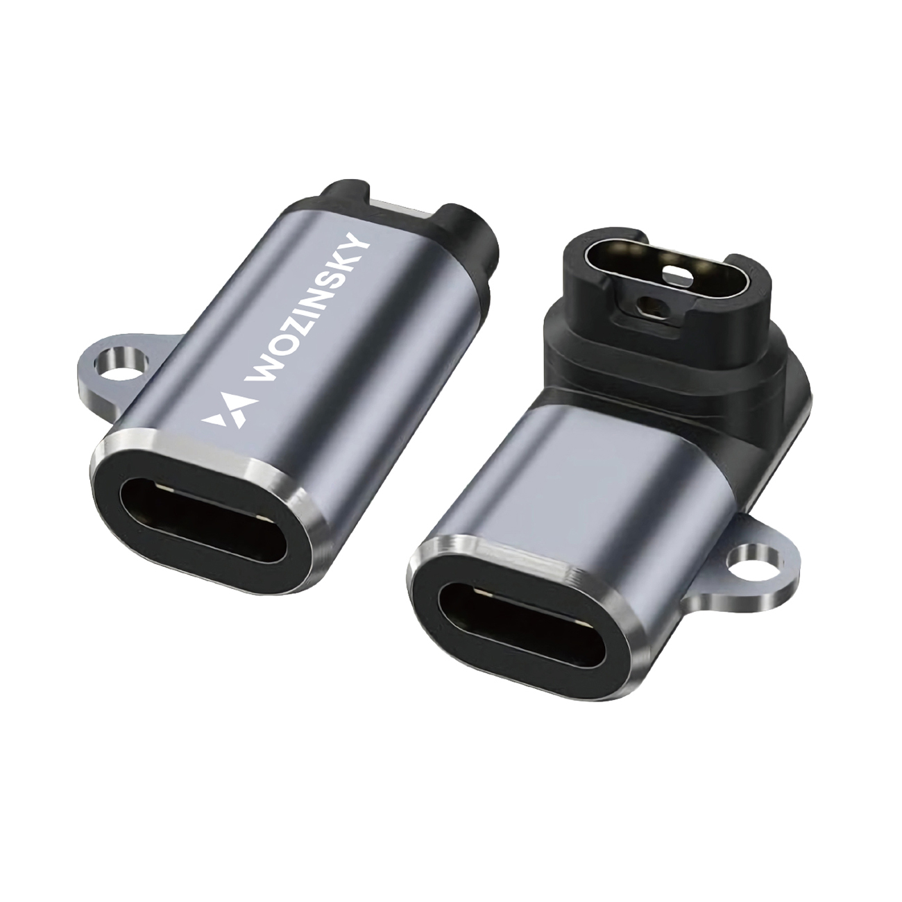 Wozinsky WAYGS1 USB-C adapteris Garmin išmaniajam laikrodžiui - pilkas
